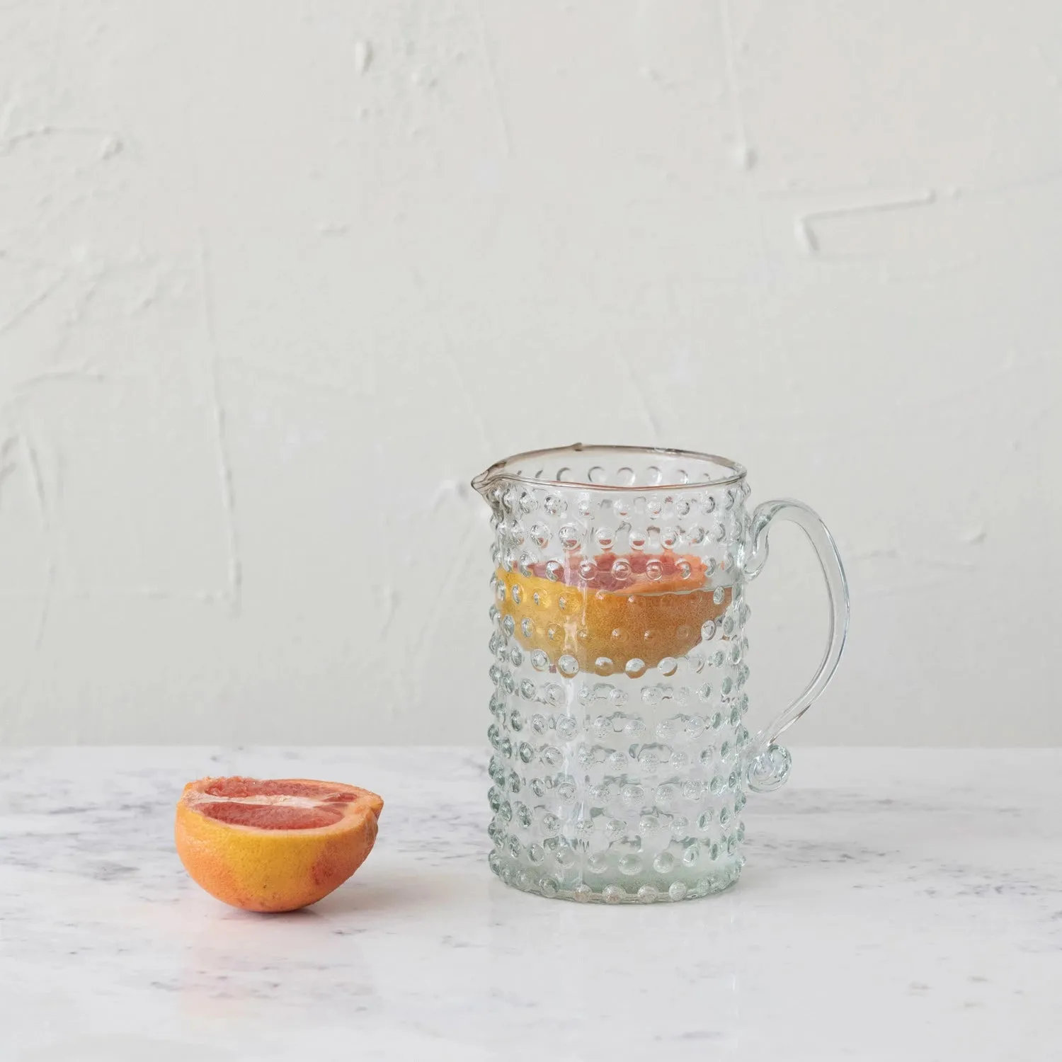 42oz. Hobnail Glass Pitcher