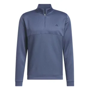 adidas Golf Ultimate365 Textured Half Zip Pullover - Preloved Ink