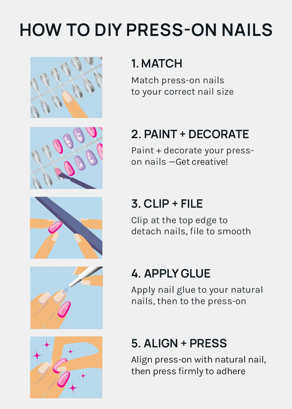 AOA DIY Press-On Nails: Stiletto