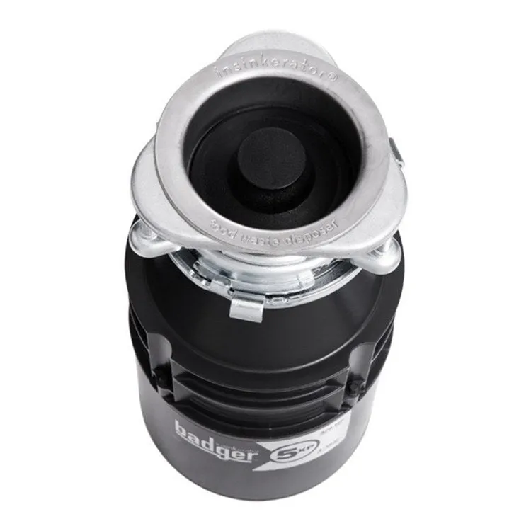 Badger 5XP Compact 3/4 HP Continuous Feed Garbage Disposal