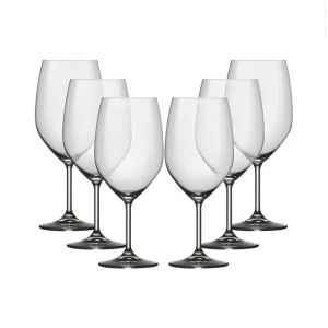 Bohemia Harmony Bordeaux Glass 6 Pack