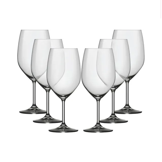 Bohemia Harmony Bordeaux Glass 6 Pack