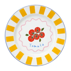 Bon Appetit Tomato Enamel Plate - 25cm