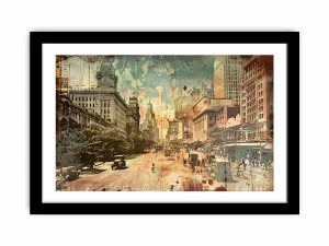 Brisbane City Vintage Print - Premium Quality Wall Art