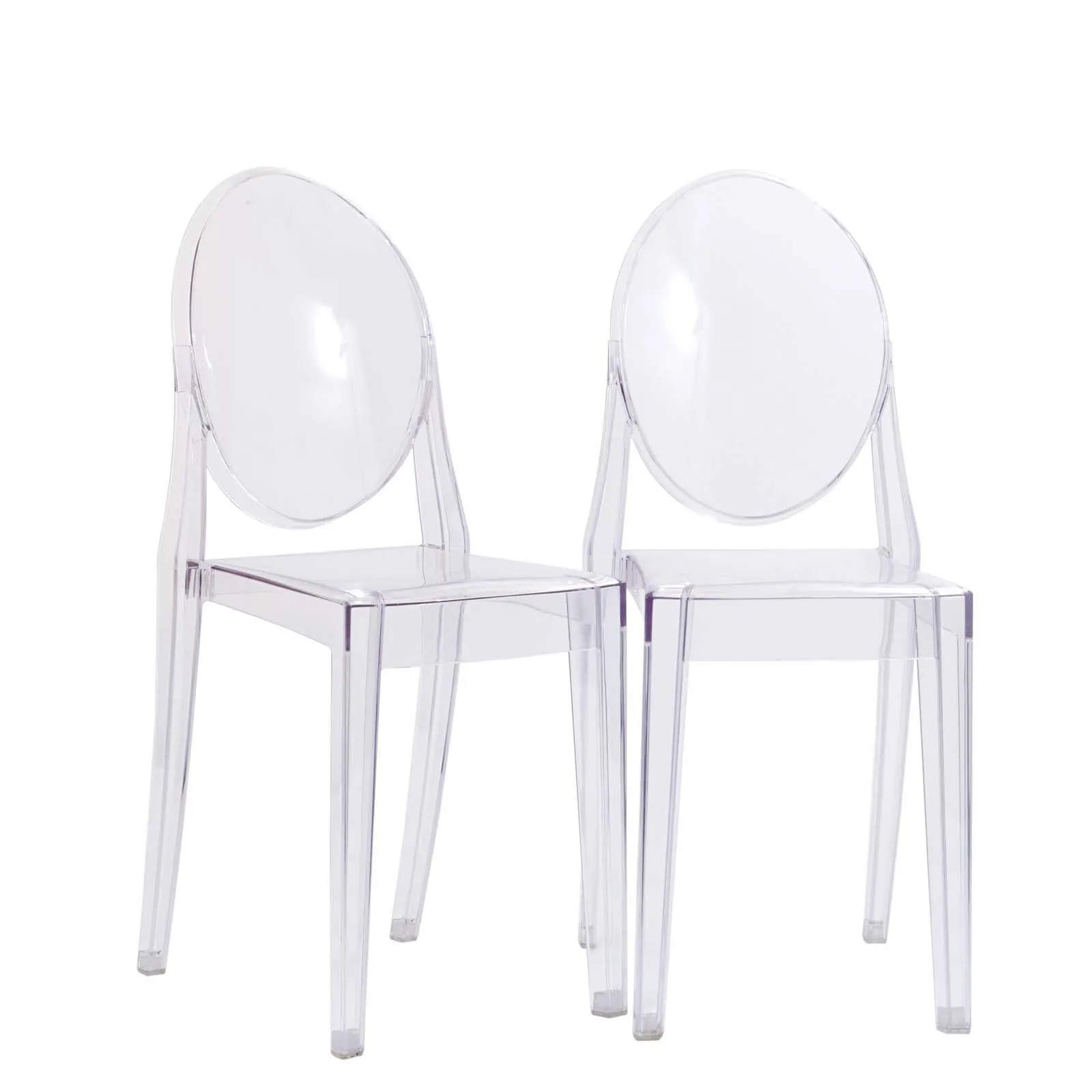 Casper Dining Chairs Set of 2 Clear EEI-906-CLR