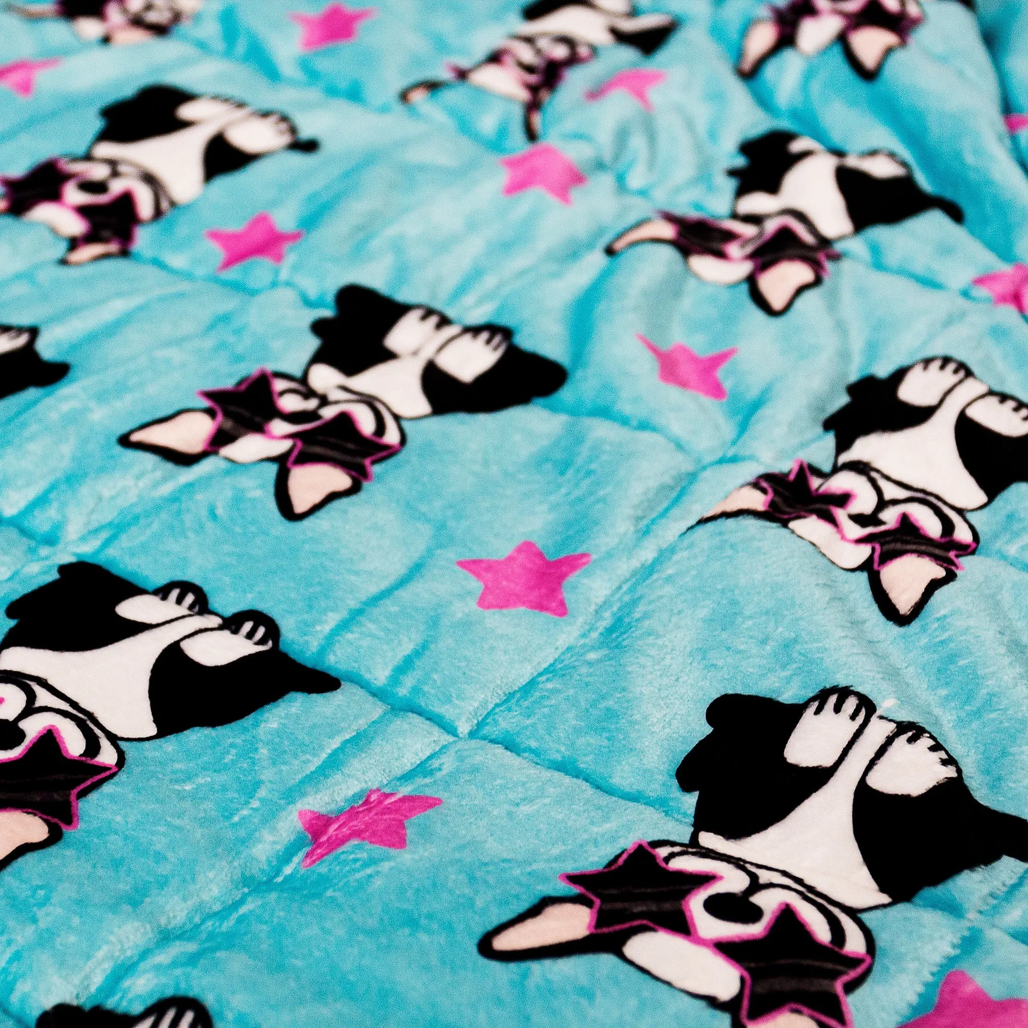 Children's Weighted Blanket - Flannel Fleece Pug