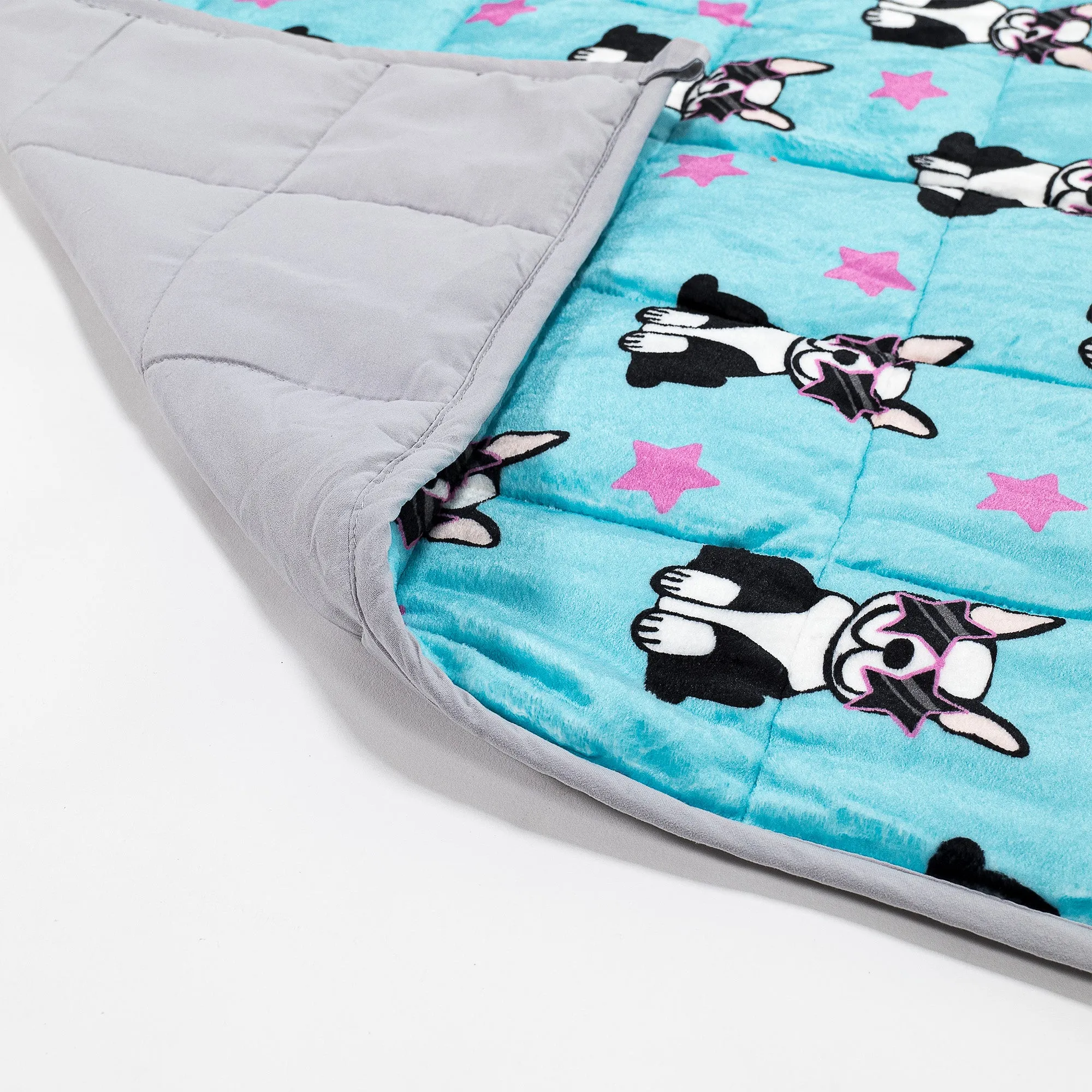 Children's Weighted Blanket - Flannel Fleece Pug
