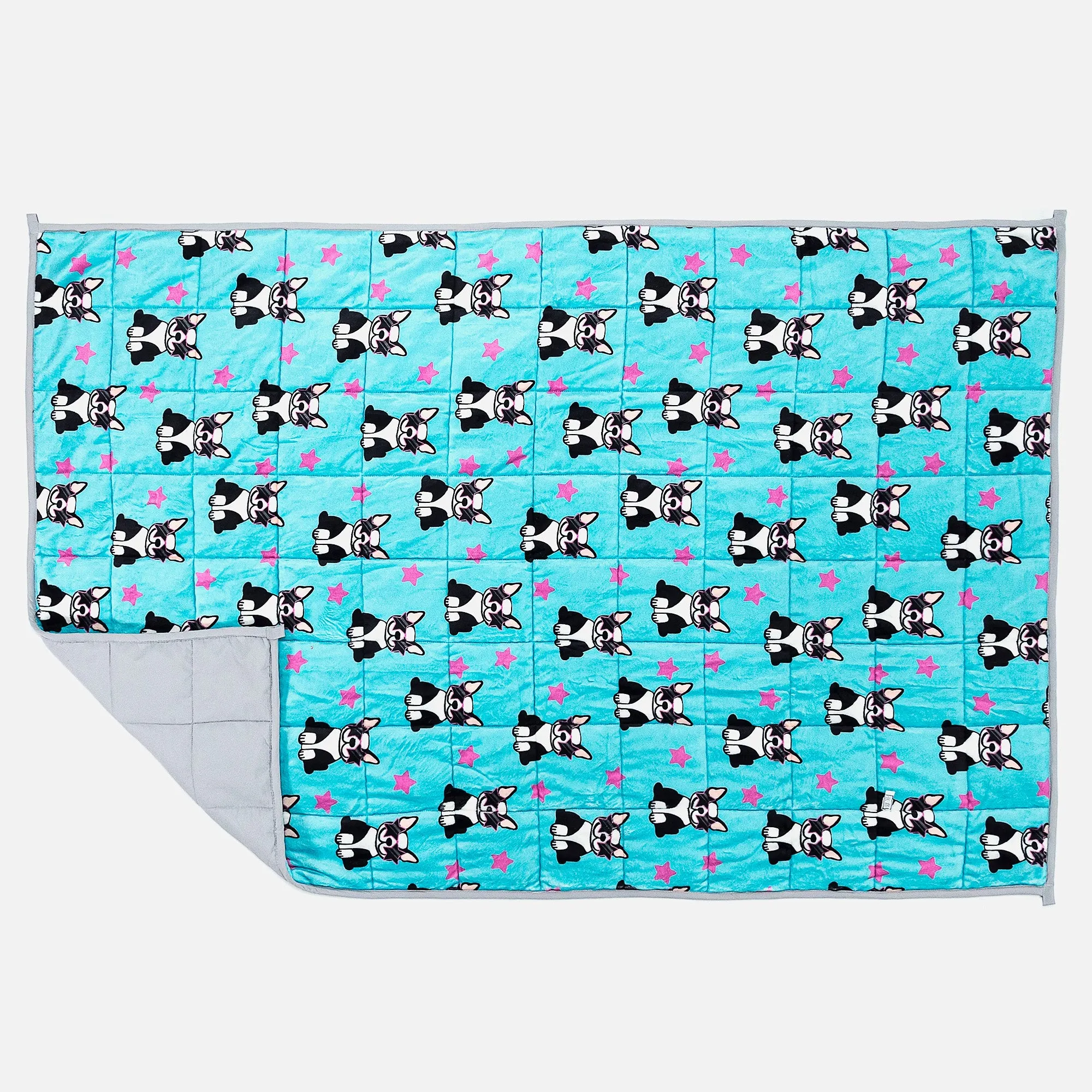 Children's Weighted Blanket - Flannel Fleece Pug