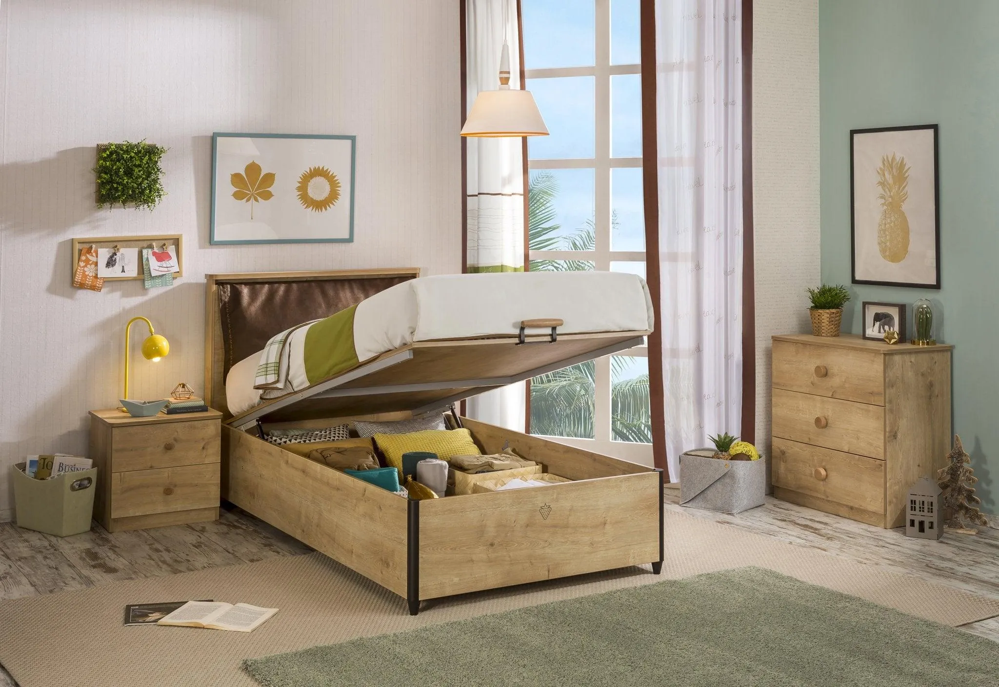 Cilek Mocha Storage Bed (100X200 Cm)