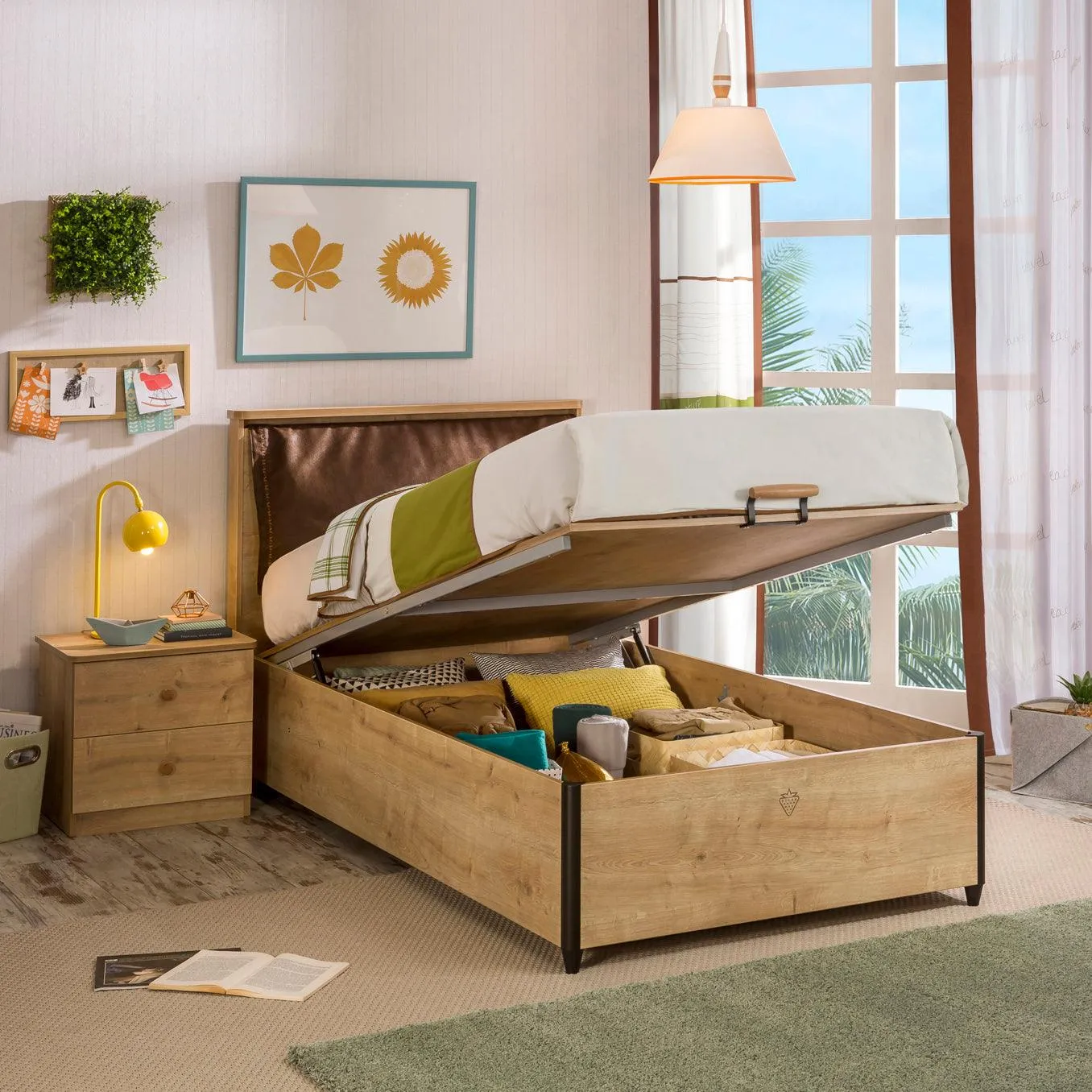 Cilek Mocha Storage Bed (100X200 Cm)