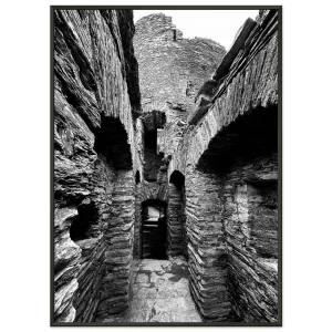 Cilgerran Castle Premium Matte Paper Metal Framed Poster Wall Art