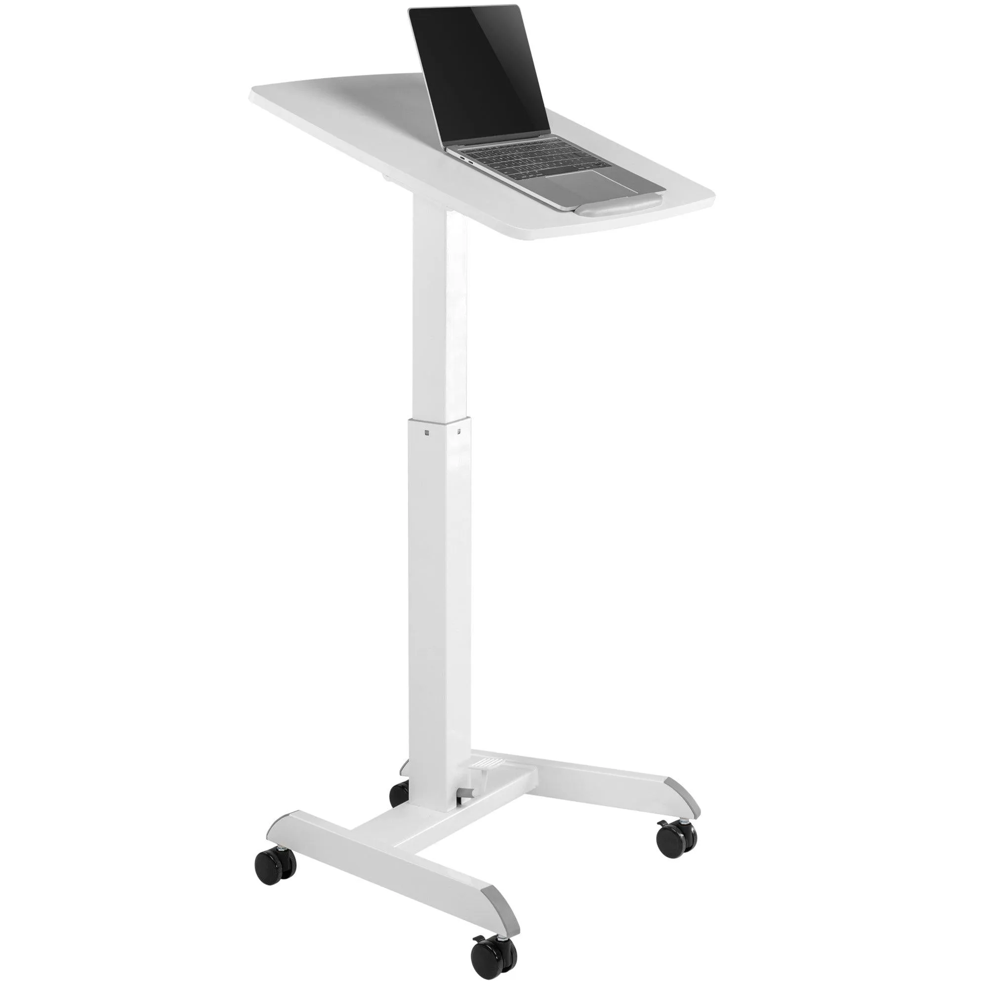 Cruizer 360 Mobile Standing Desk with Tilting Desktop | Portable Podium