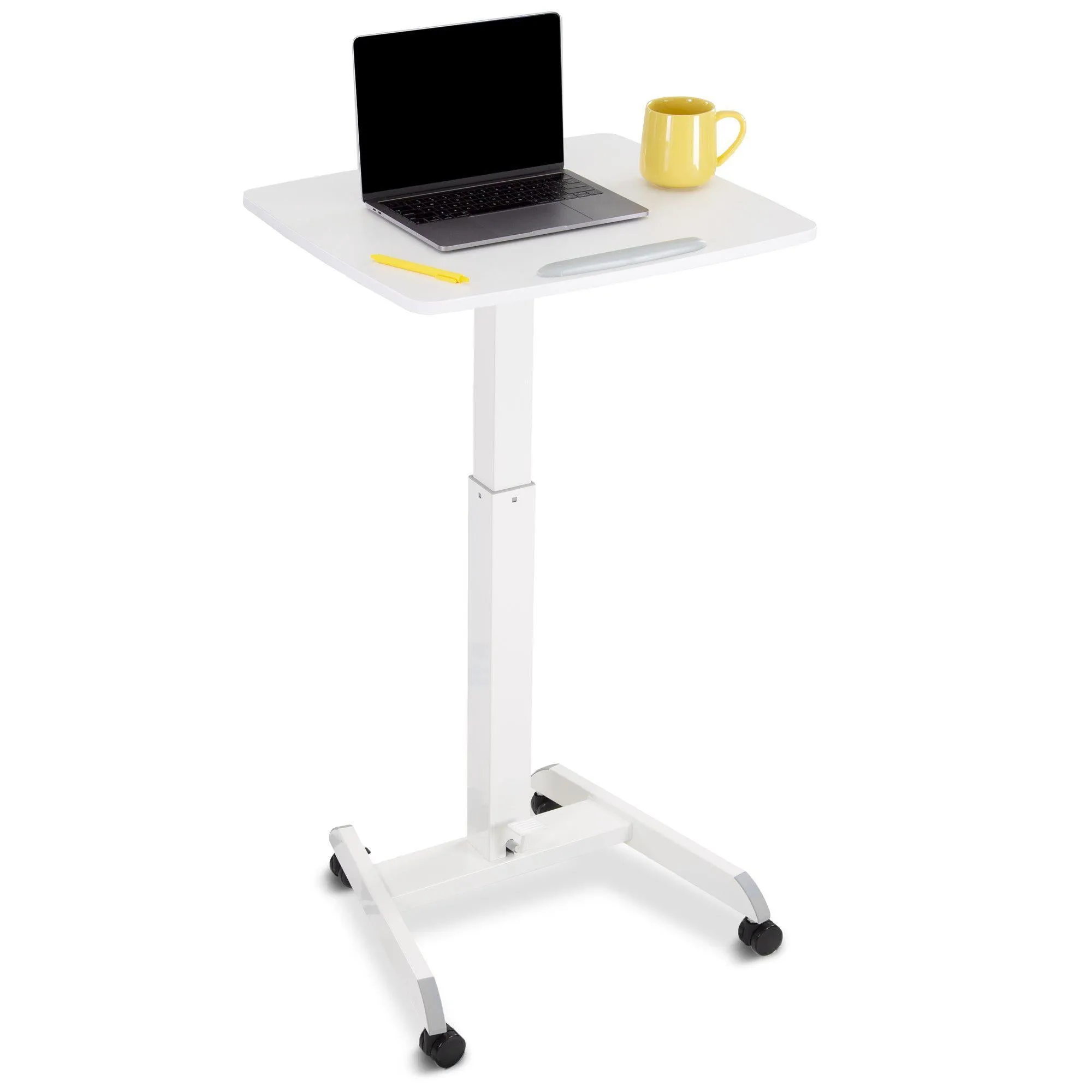 Cruizer 360 Mobile Standing Desk with Tilting Desktop | Portable Podium