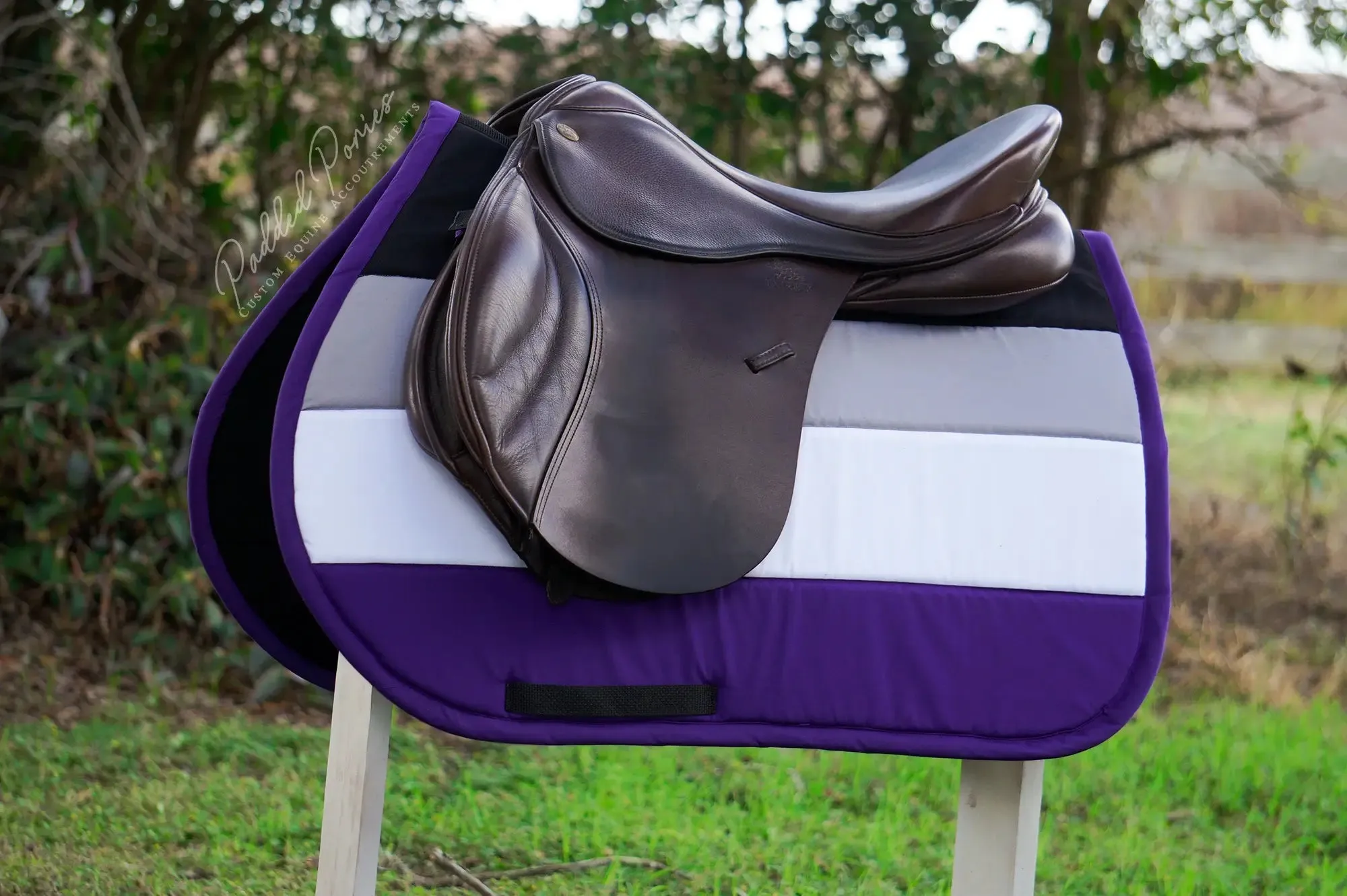 Custom LGBTQ  Pride Flag Saddle Pad