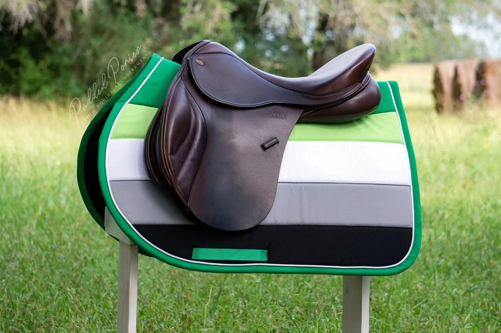 Custom LGBTQ  Pride Flag Saddle Pad