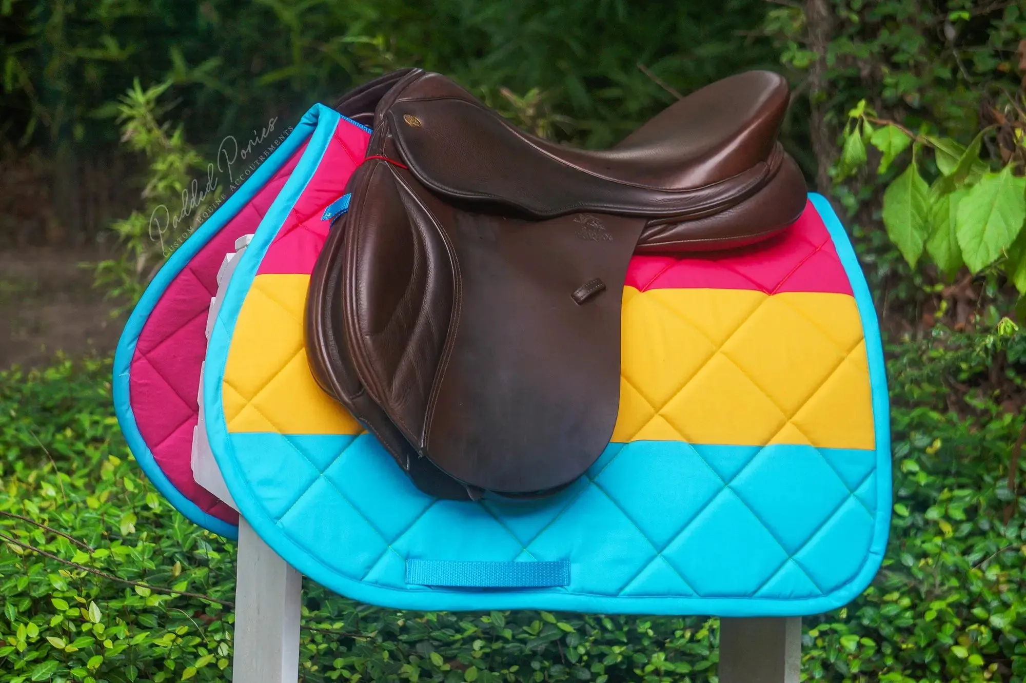 Custom LGBTQ  Pride Flag Saddle Pad
