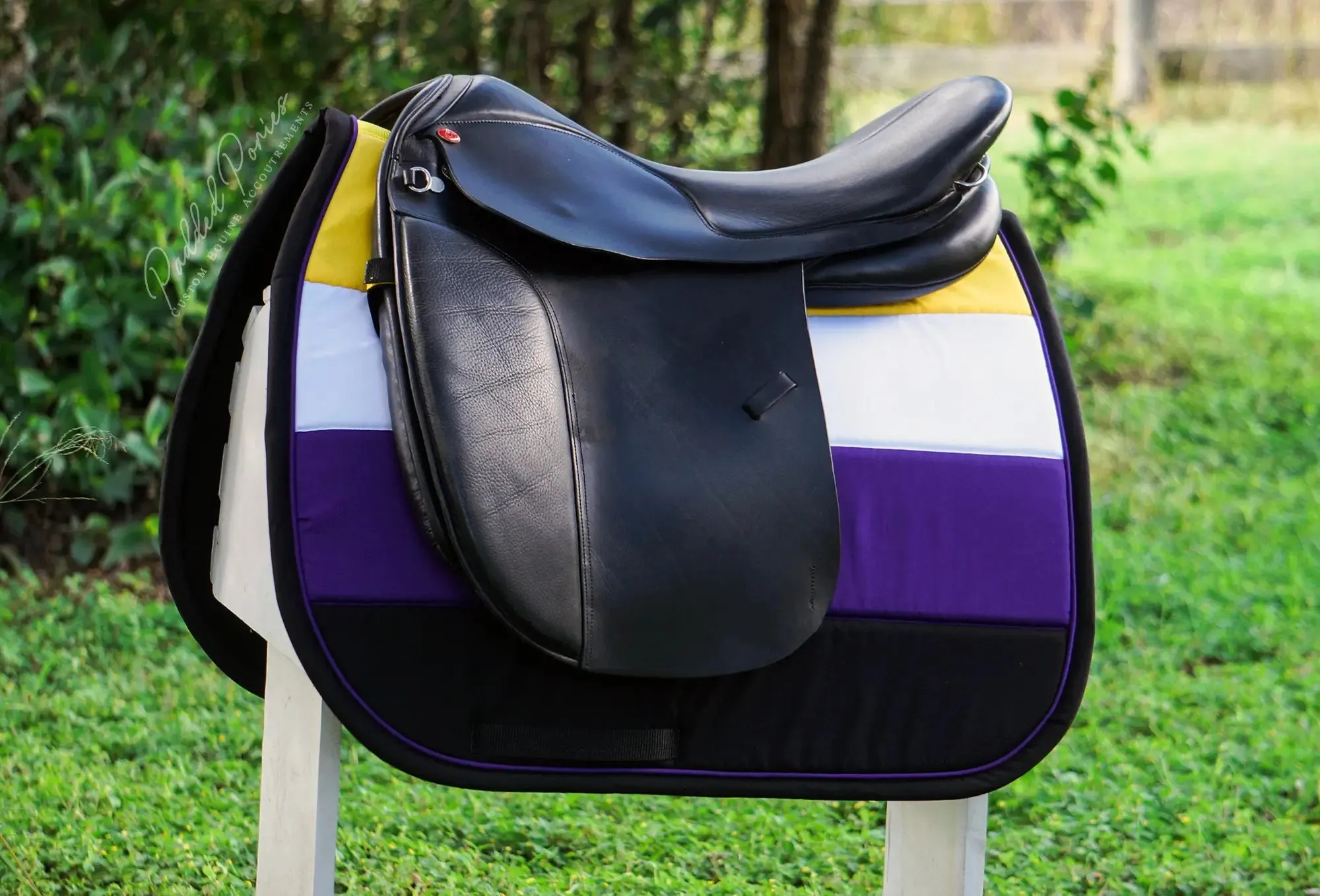 Custom LGBTQ  Pride Flag Saddle Pad