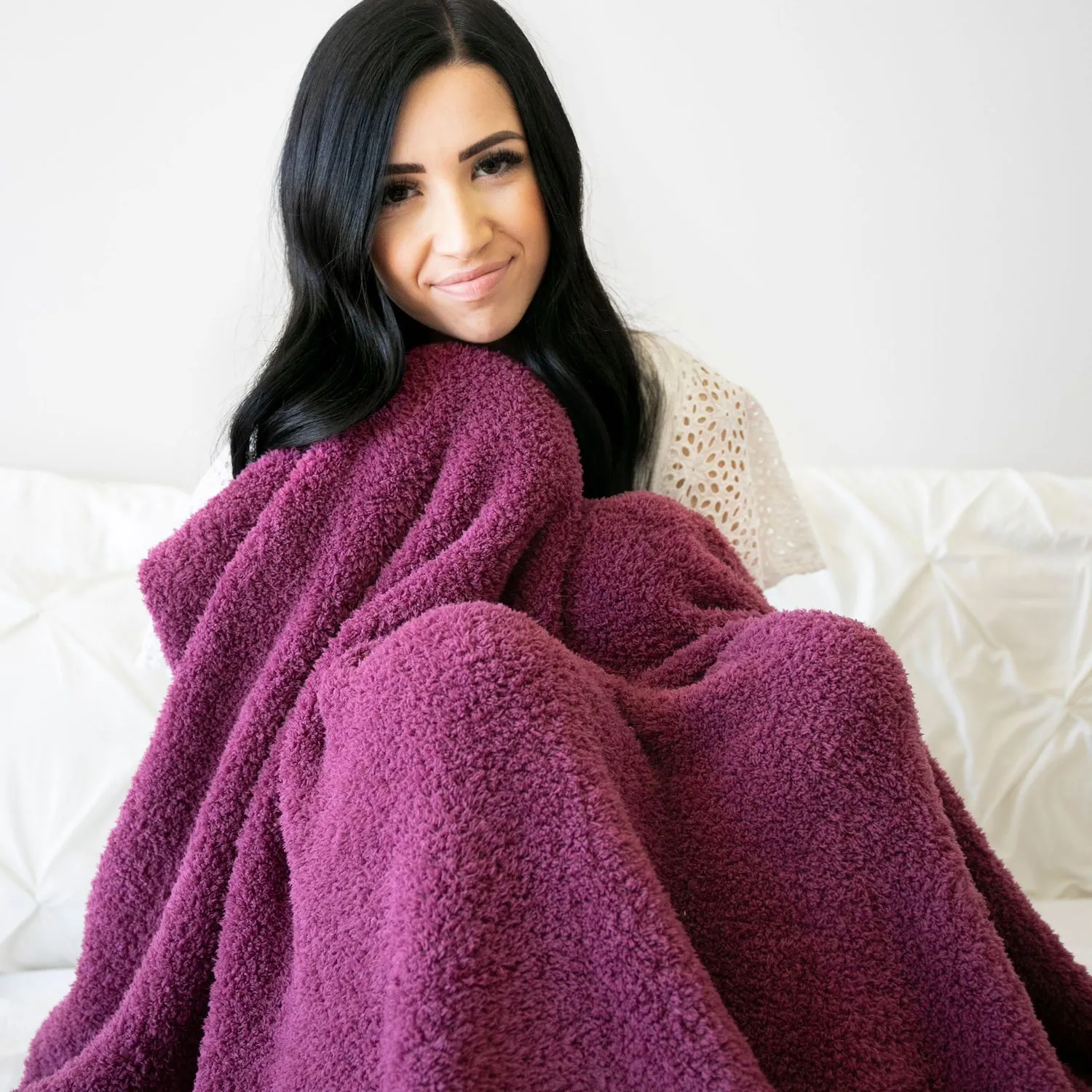 DEEP ROSE BAMBONI XL BLANKET