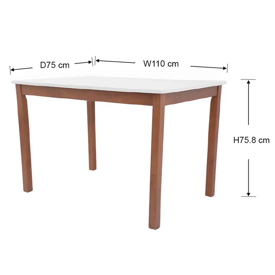 Dermott 4 Seater Dining Set
