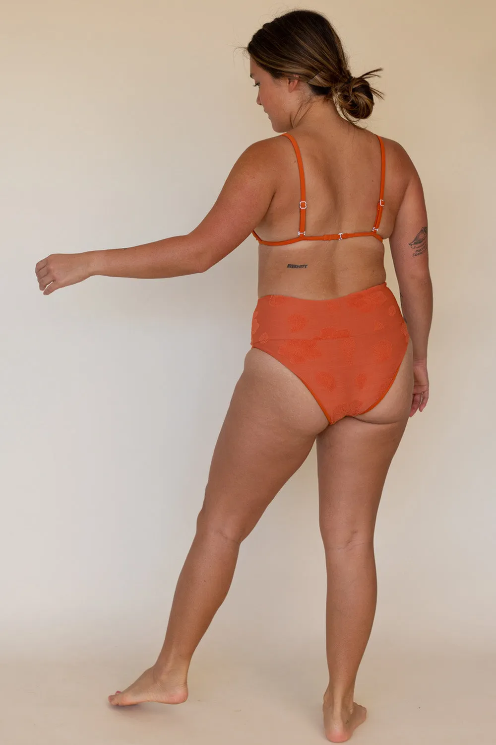 Effortless Swim Moon Top in Terry Cotta