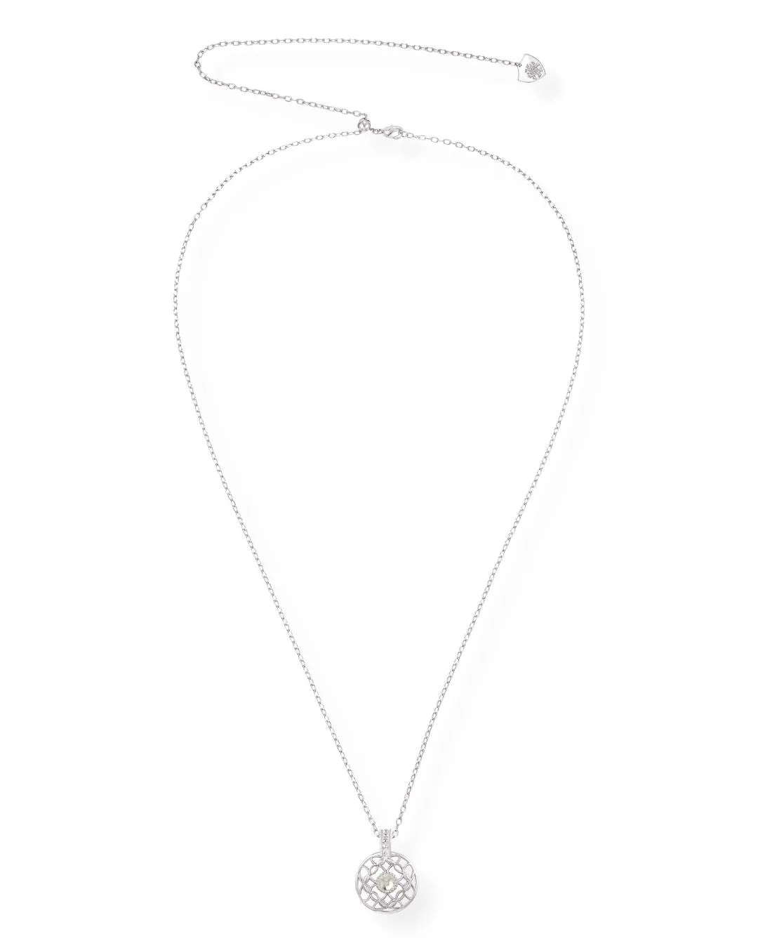 Enchanted Adjustable Necklace in Clear Crystal/Silver