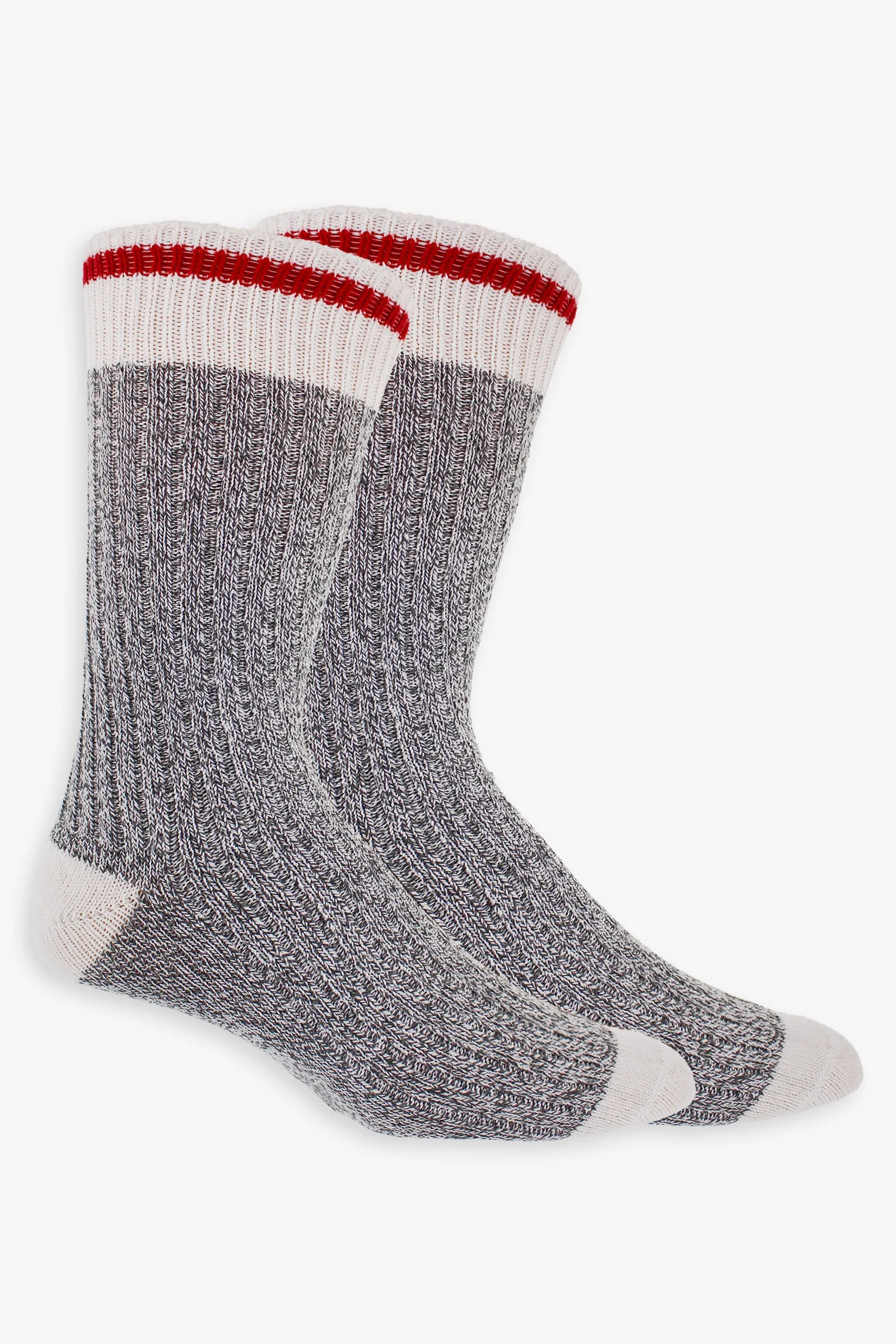 Grey Men's Winter Boot Socks