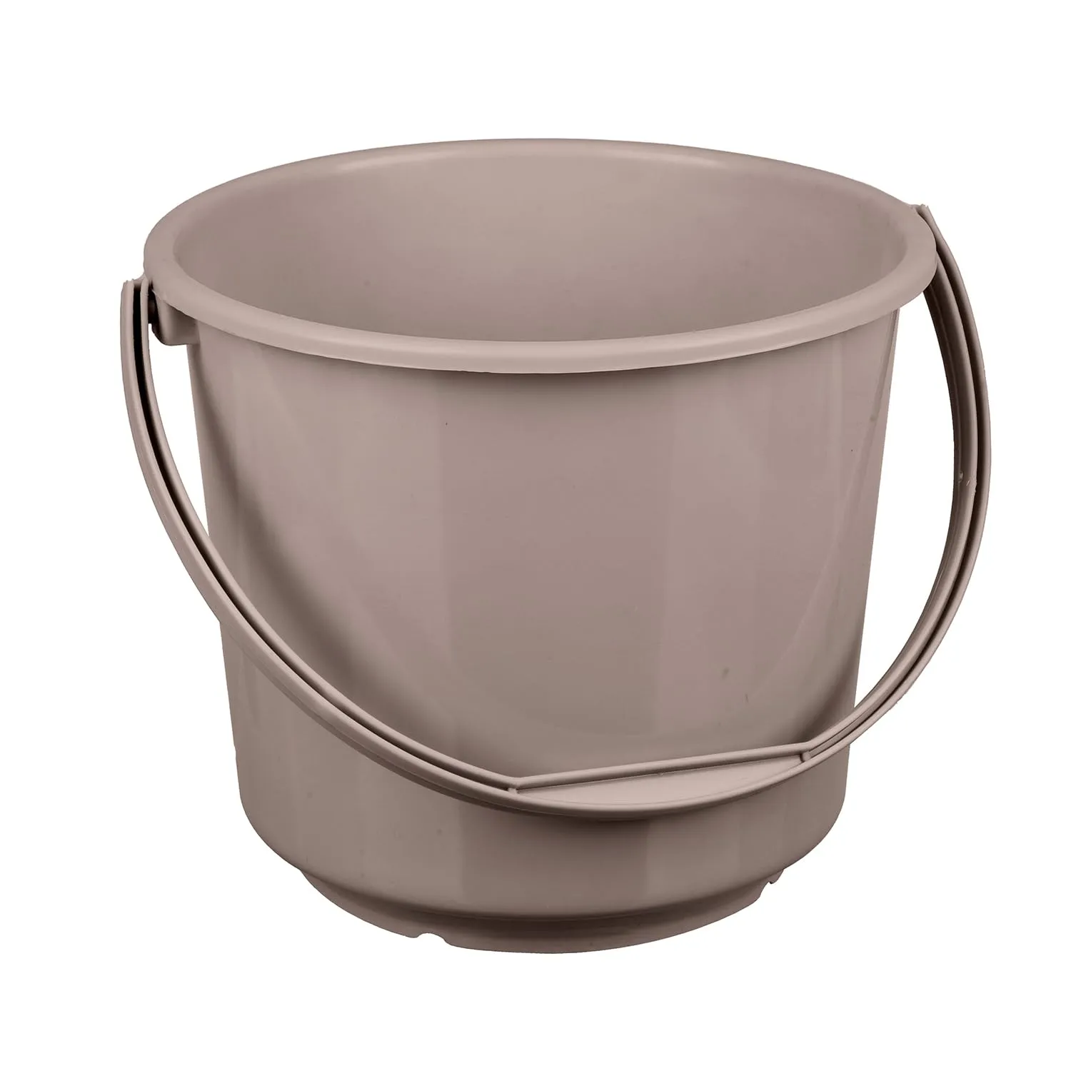 Heart Home Bucket | Plastic Bucket for Mopping | Bucket for Cleaning | Storage Container Bucket | Water Storage Bucket | Bathroom Bucket | Plain Bucket | 5 LTR | Brown