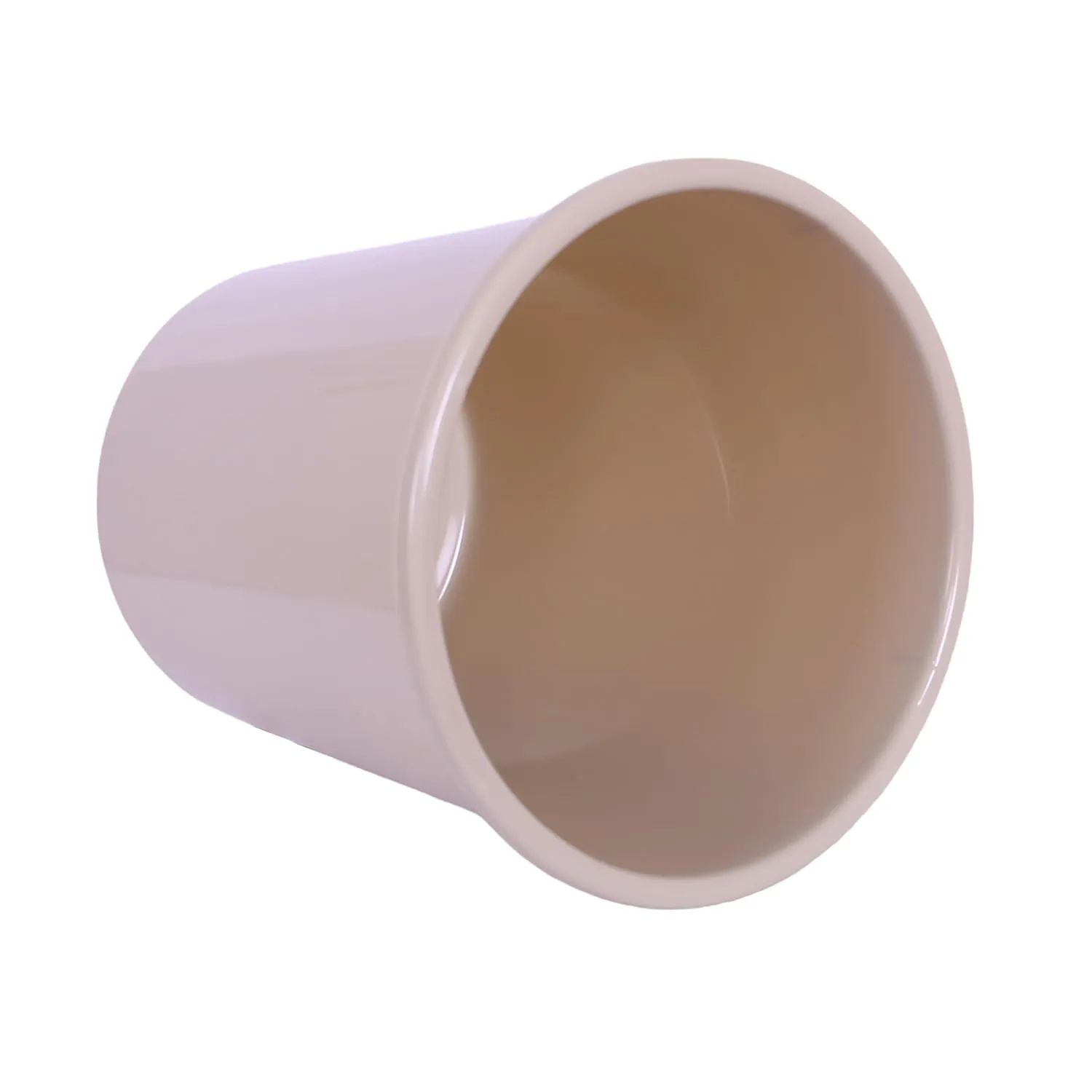 Heart Home Dustbin | Open Dustbin | Plastic Garbage Dustbin | Dustbin For Kitchen | Dustbin For Bathroom | Office Dustbin | Plain Sada Dustbin | 10 LTR | Pack of 3 | Beige