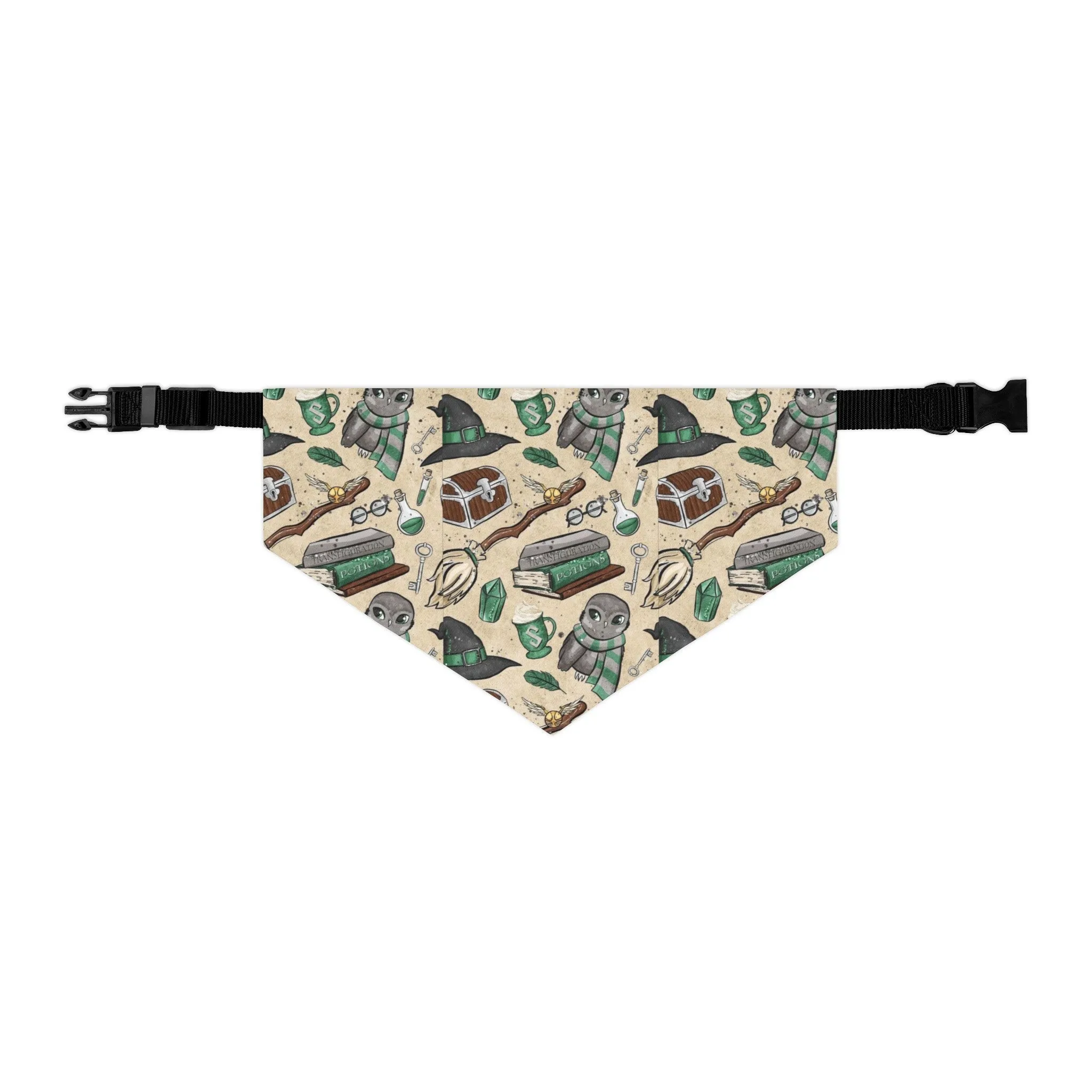 I am a wizard sorting hat wizard house Slyth Pet Bandana Collar