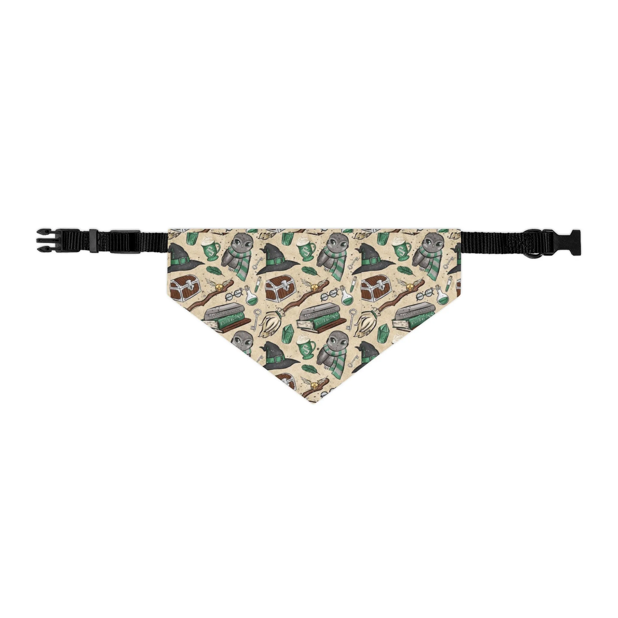 I am a wizard sorting hat wizard house Slyth Pet Bandana Collar