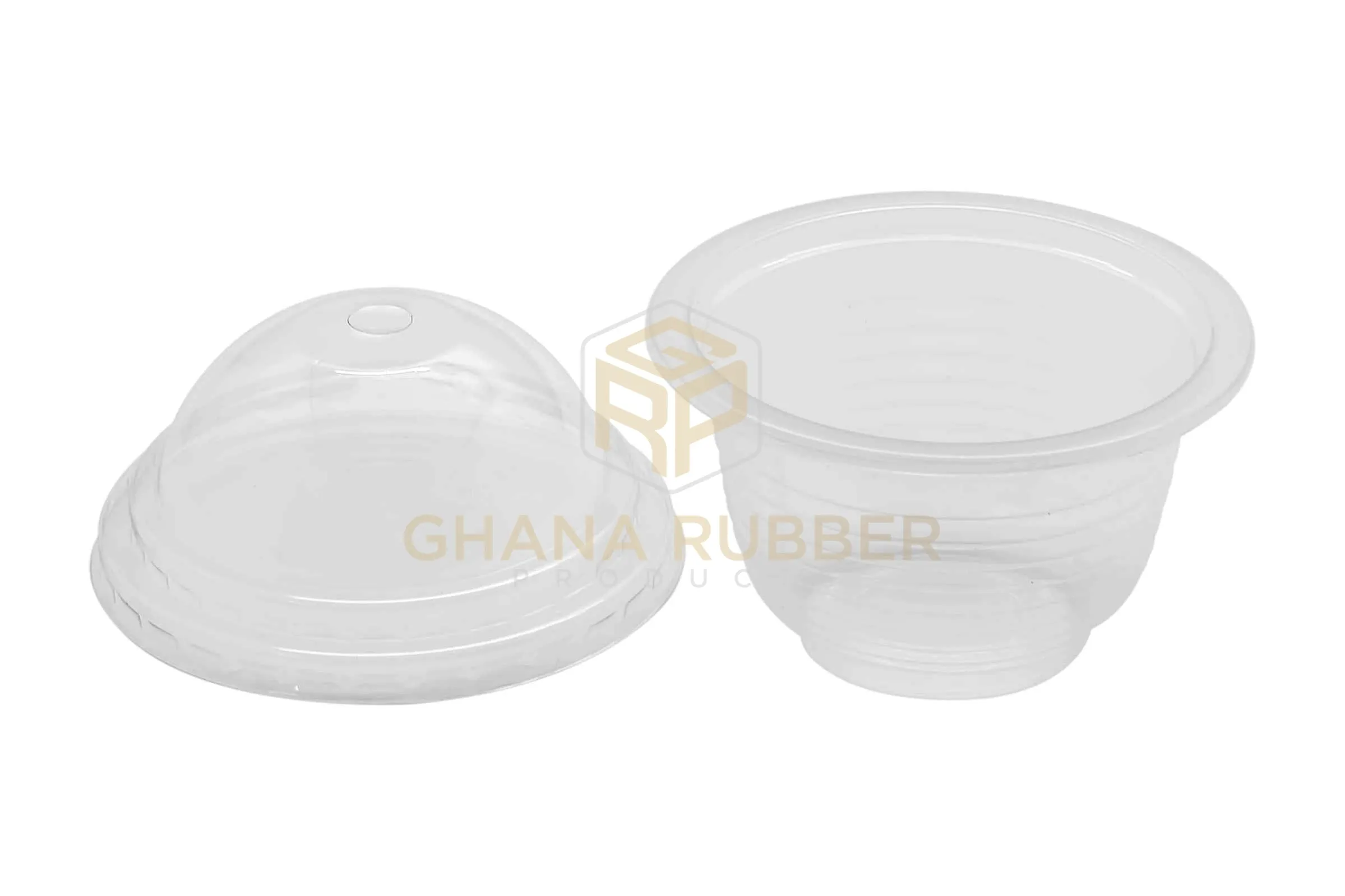 Ice Cream Cups   Domed Lids Transparent 200cc