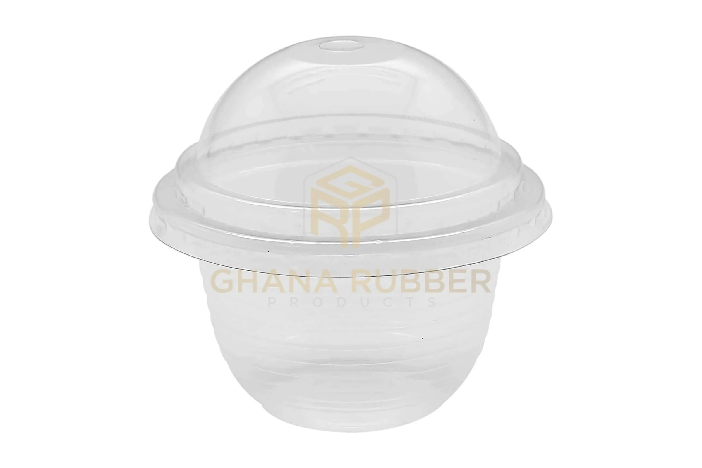 Ice Cream Cups   Domed Lids Transparent 200cc