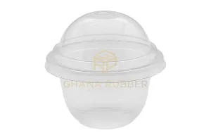 Ice Cream Cups   Domed Lids Transparent 200cc