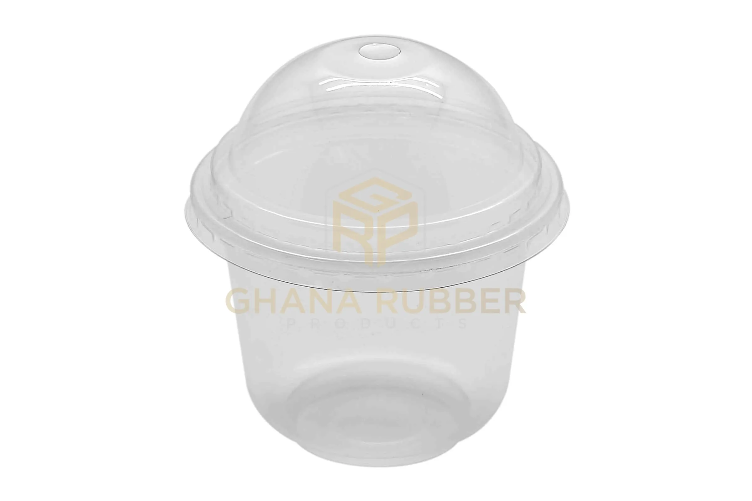 Ice Cream Cups   Domed Lids Transparent 300cc