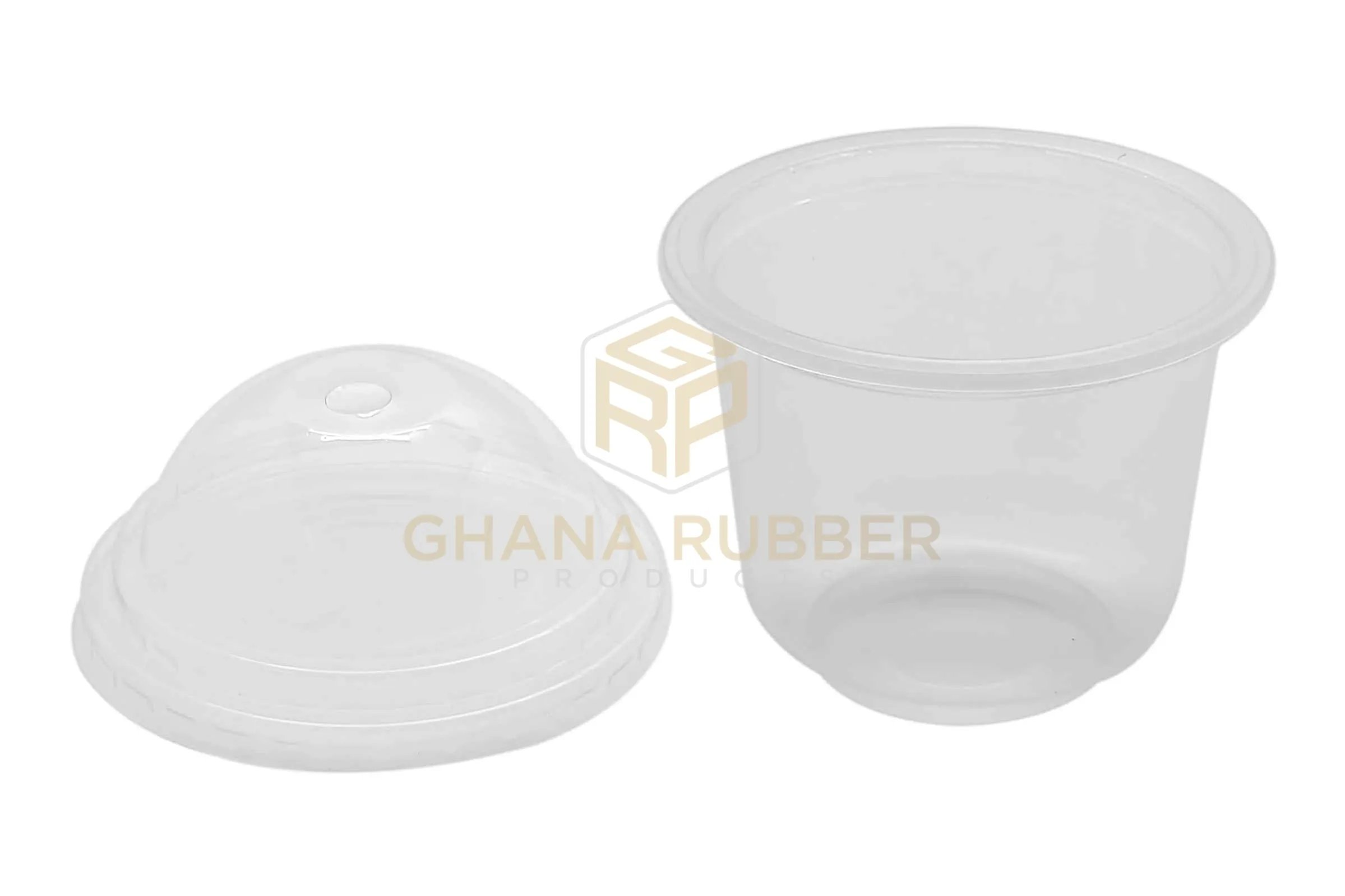 Ice Cream Cups   Domed Lids Transparent 300cc