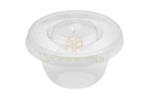 Ice Cream Cups   Flat Lids Transparent 250cc