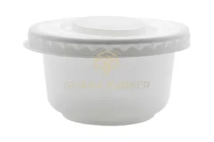 Ice Cream Cups   Flat Lids White 250cc