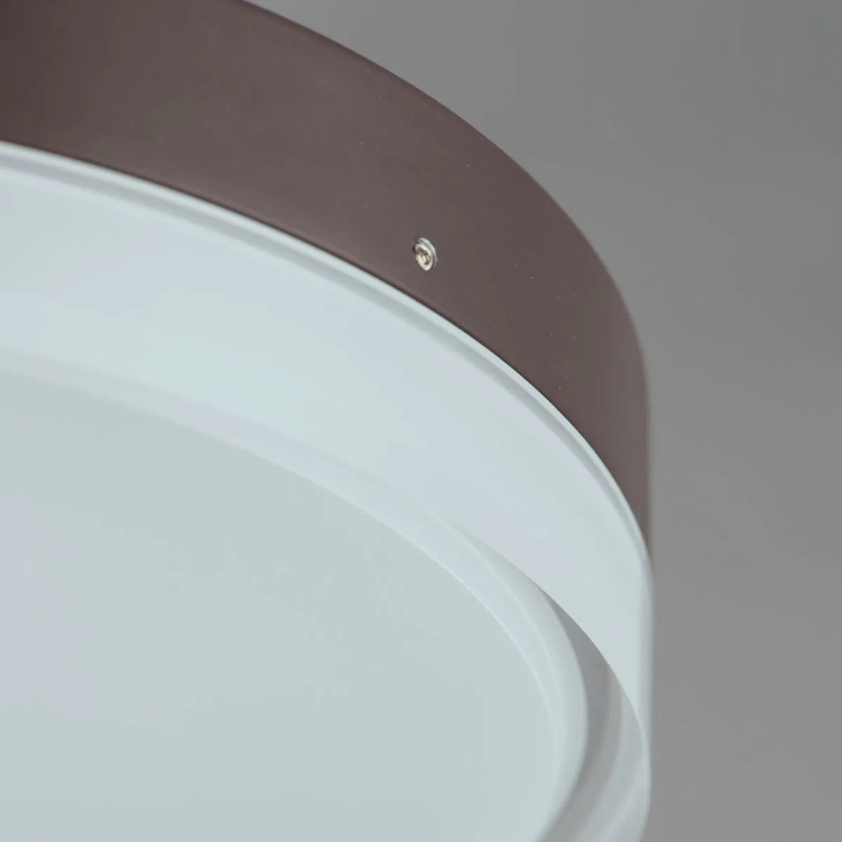Illuminaire II 7 in. LED Round Disk Light 1080 Lumens 3000K Bronze finish