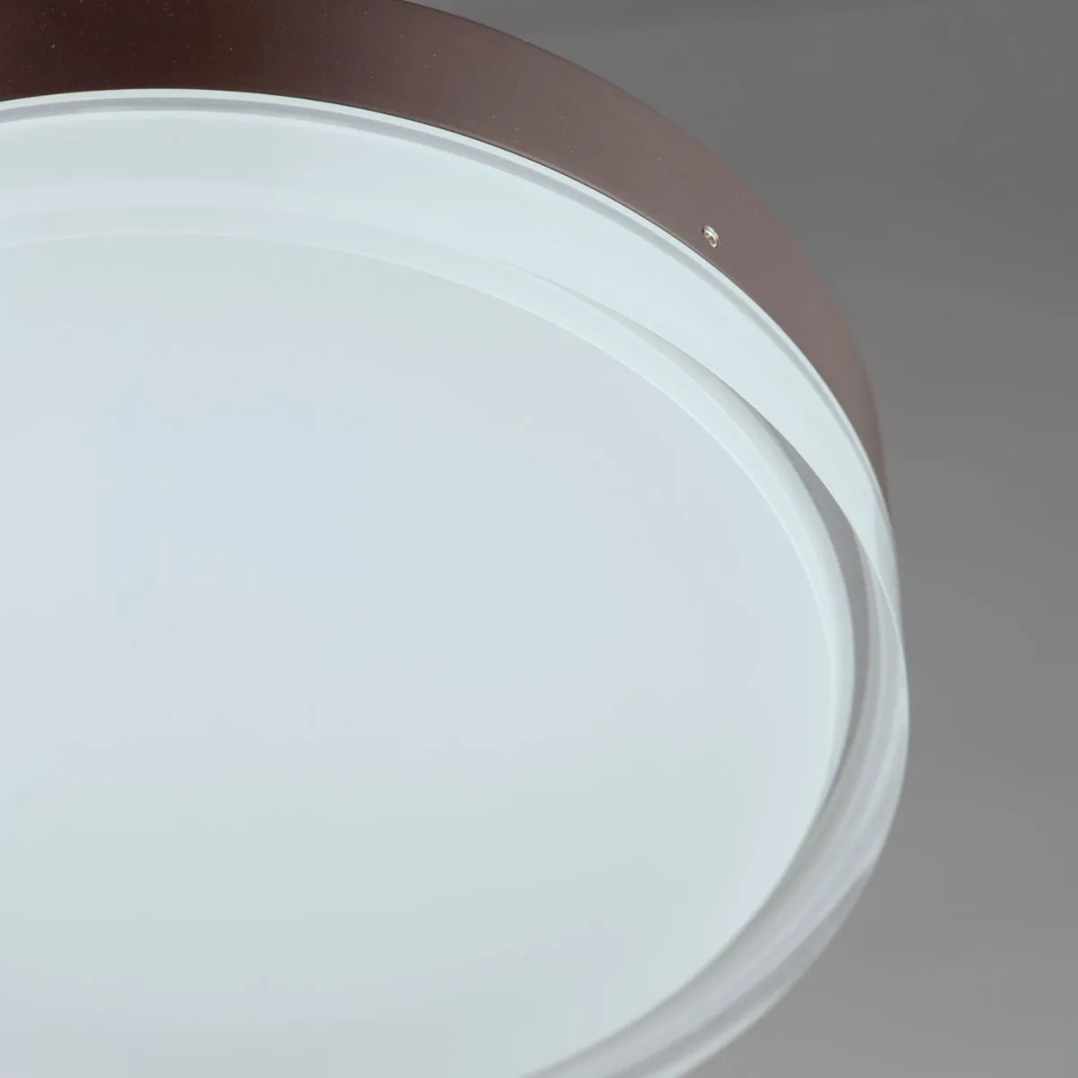 Illuminaire II 7 in. LED Round Disk Light 1080 Lumens 3000K Bronze finish
