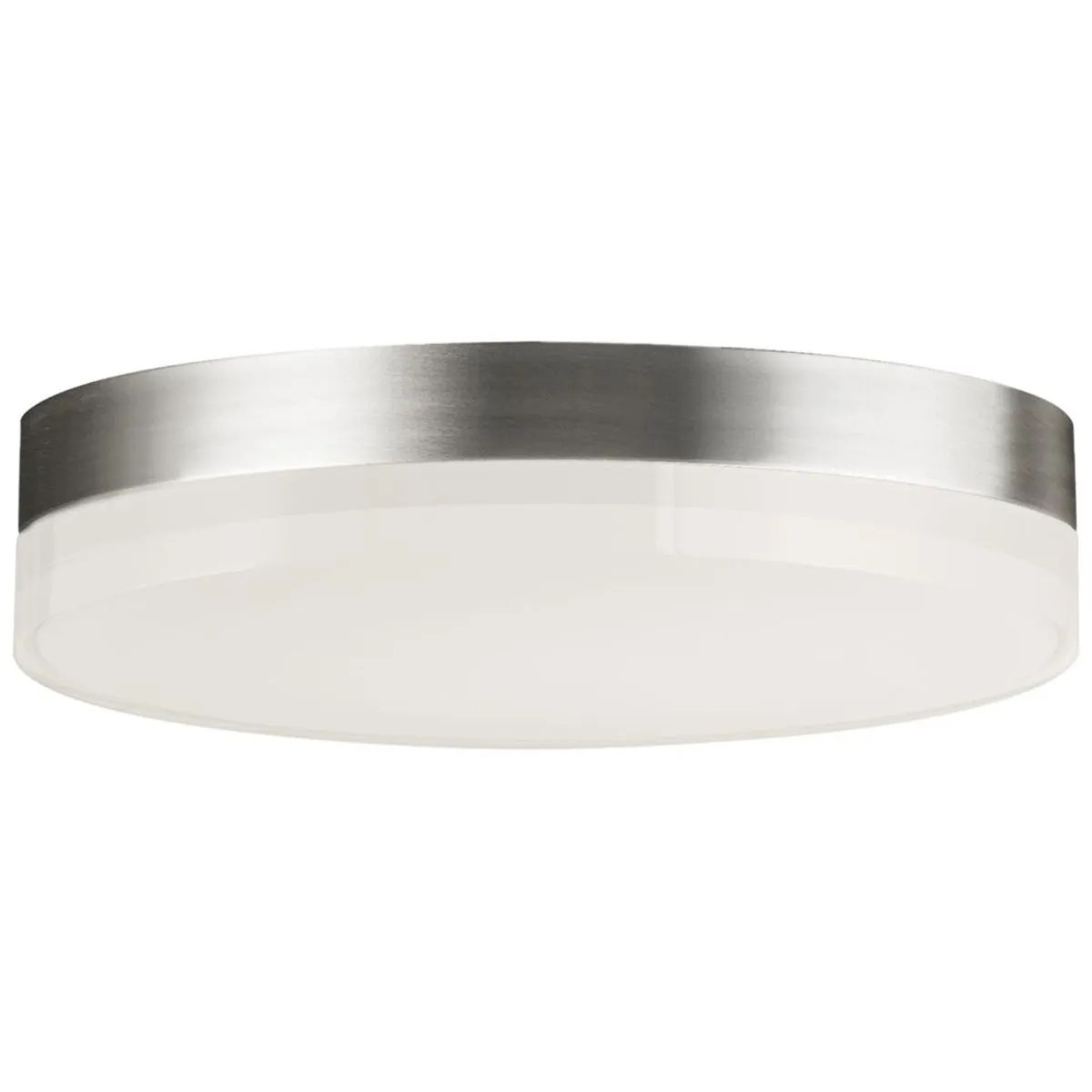 Illuminaire II 9 in. LED Round Disk Light 1270 Lumens 3000K Nickel finish