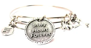 In My Heart Forever Expandable Bangle Bracelet Set