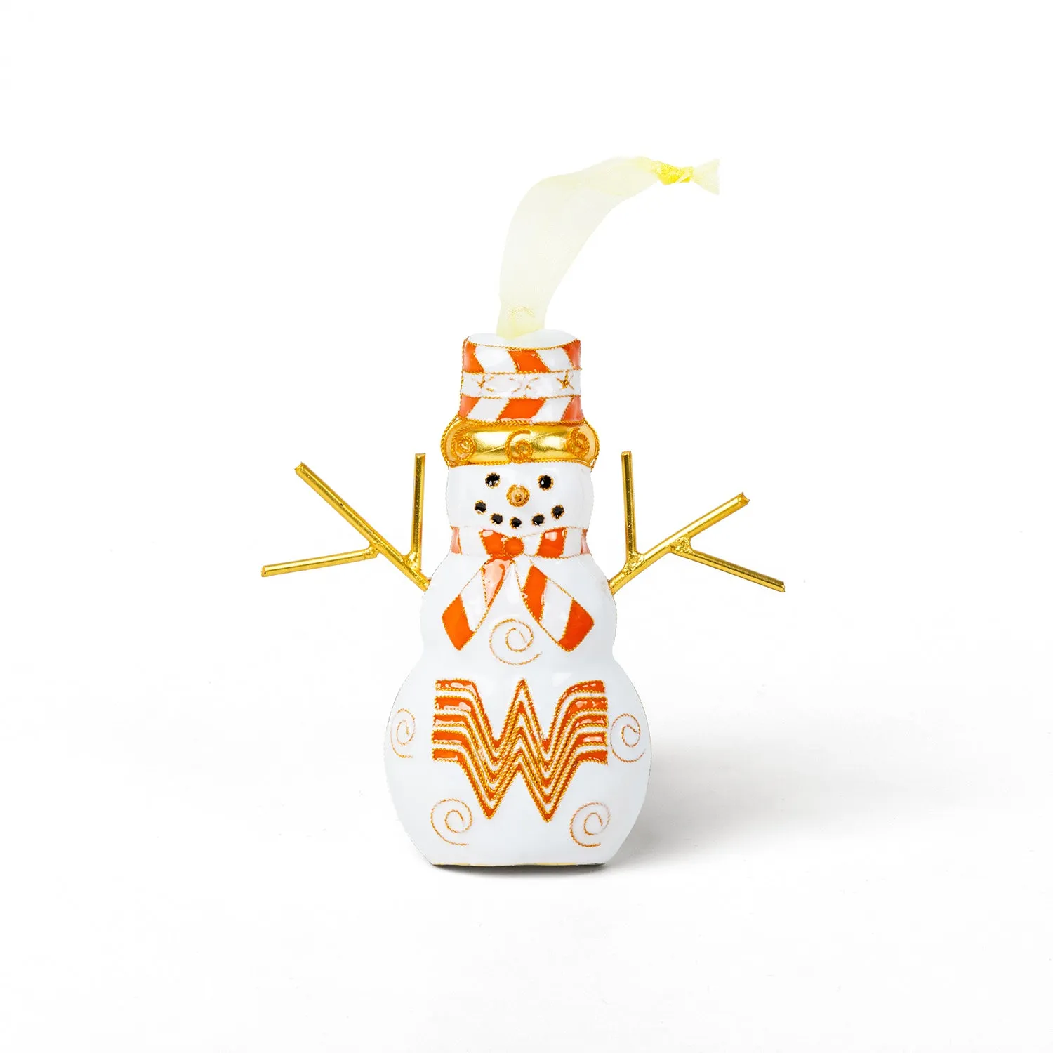 Kitty Keller Whataburger Snowman Ornament