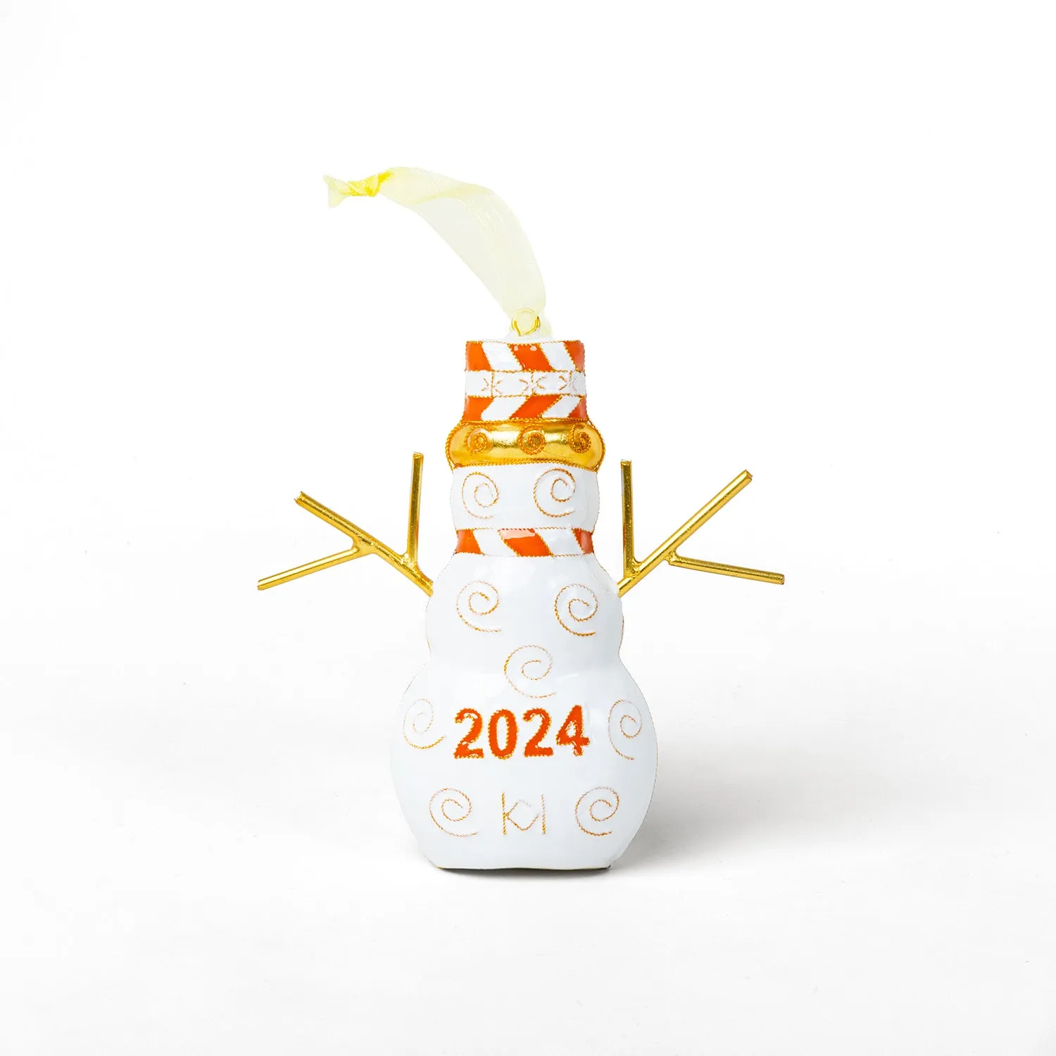 Kitty Keller Whataburger Snowman Ornament