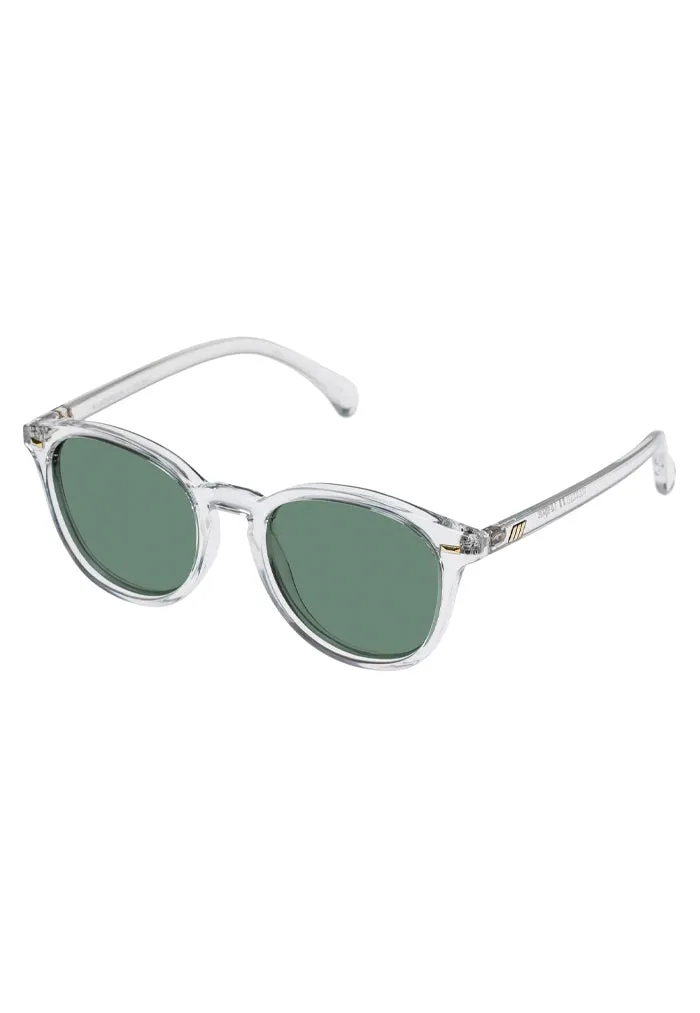 Le Specs Bandwagon Sunglasses - Crystal Clear