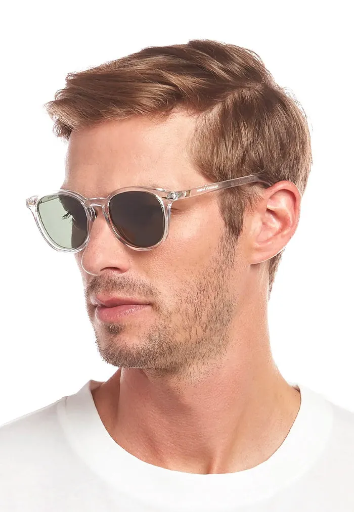 Le Specs Bandwagon Sunglasses - Crystal Clear