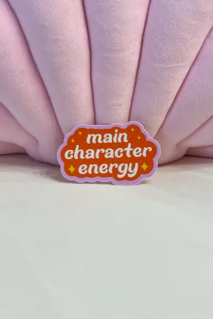 Main Character Energy Sticker