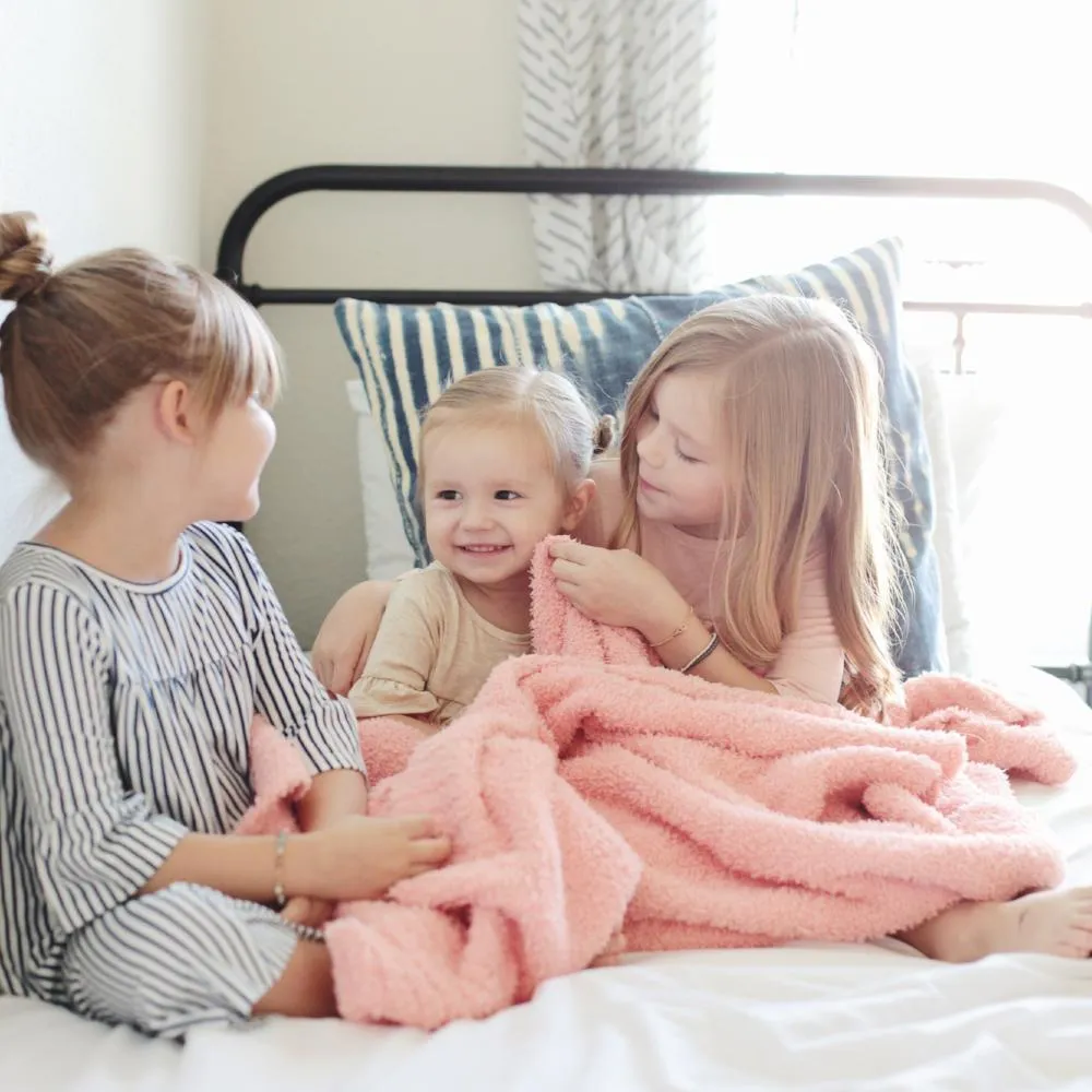 Peach Bamboni Toddler Blanket