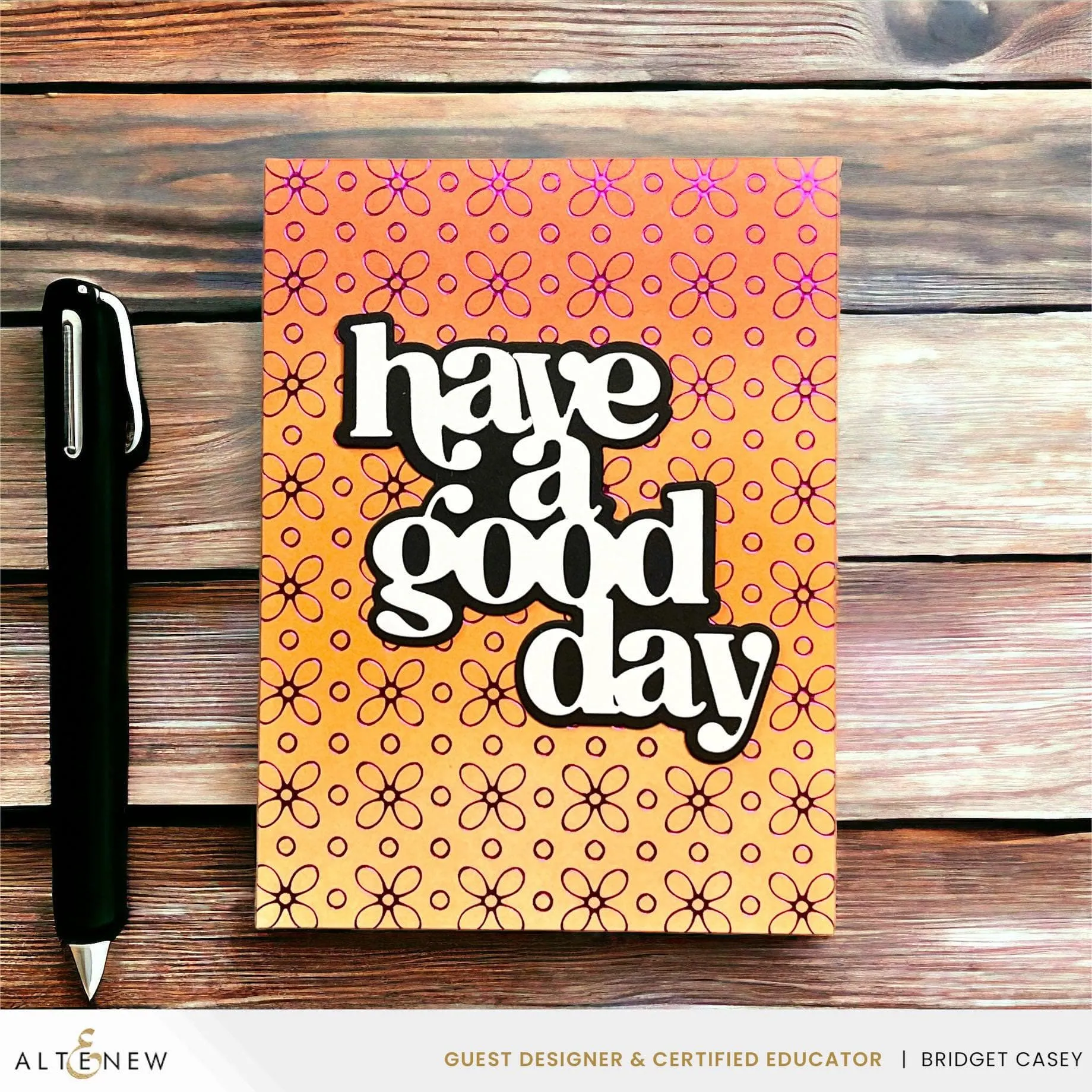 Petal Harmony Hot Foil Plate