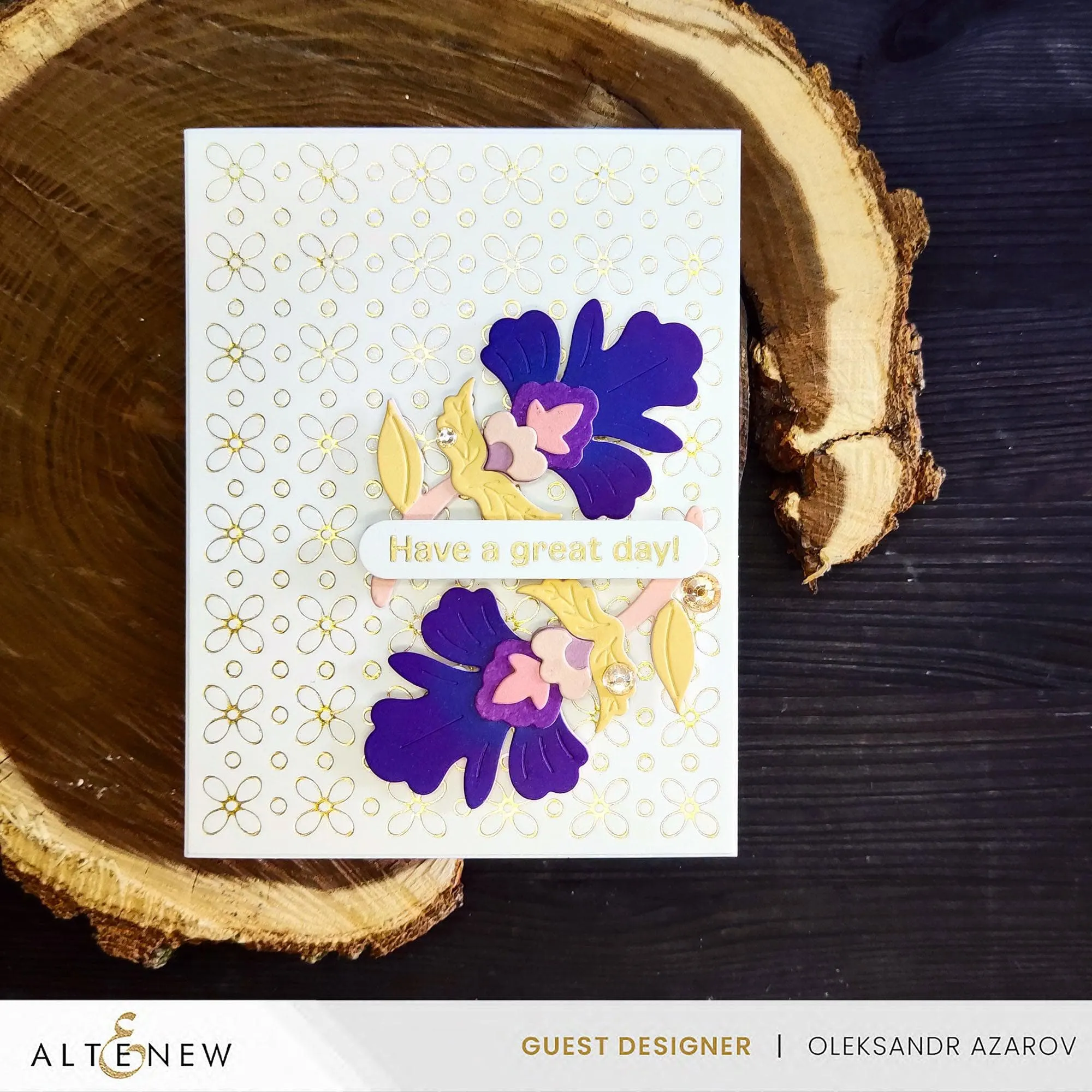 Petal Harmony Hot Foil Plate