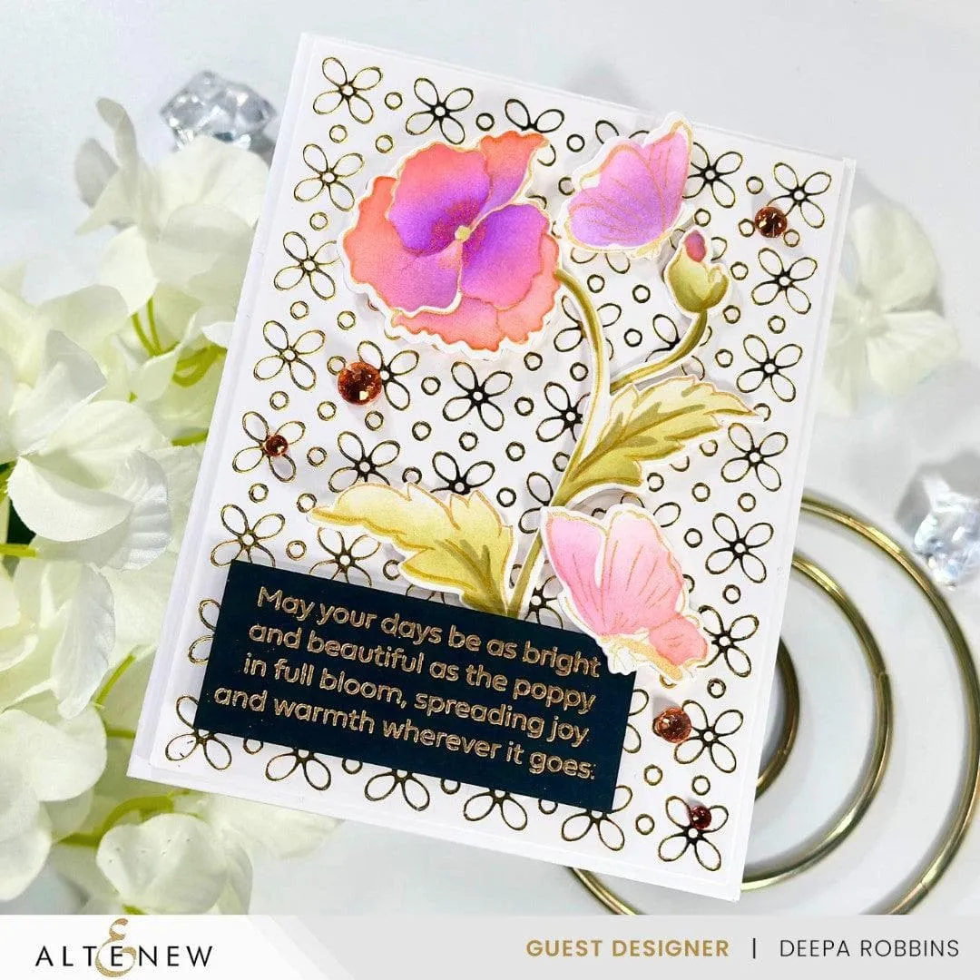 Petal Harmony Hot Foil Plate
